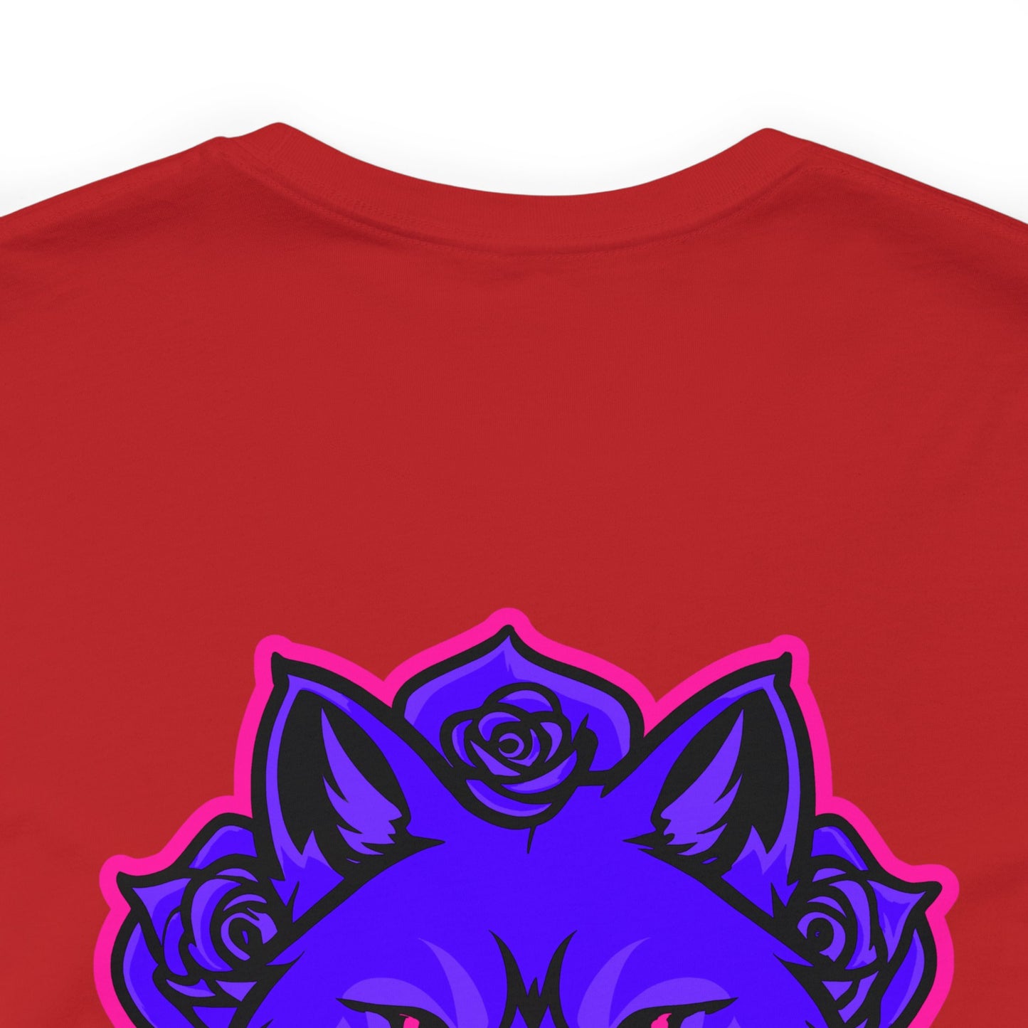 BadWolfRose Back Print Unisex T-shirt