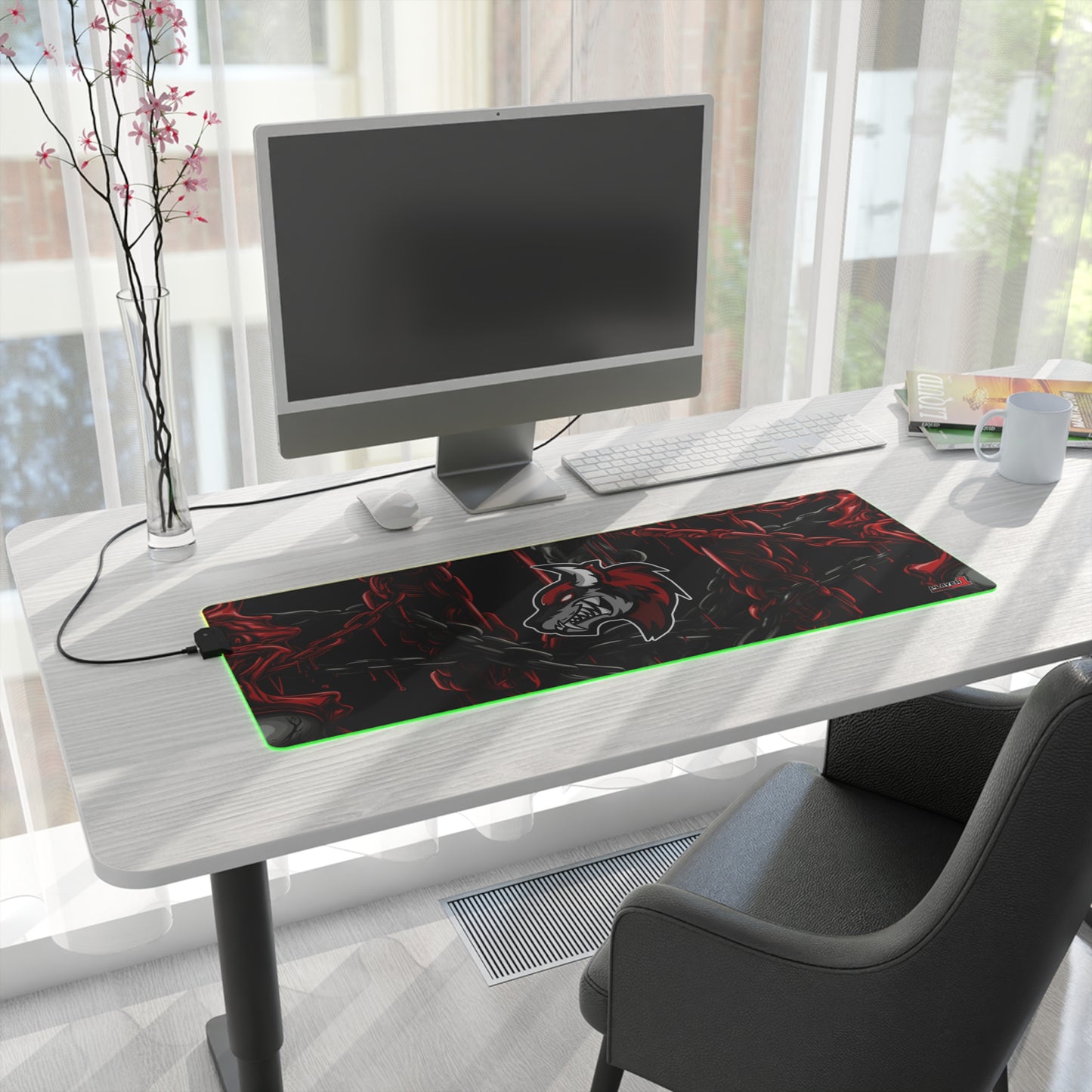 DevilWolf LED Gaming Mouse Pad