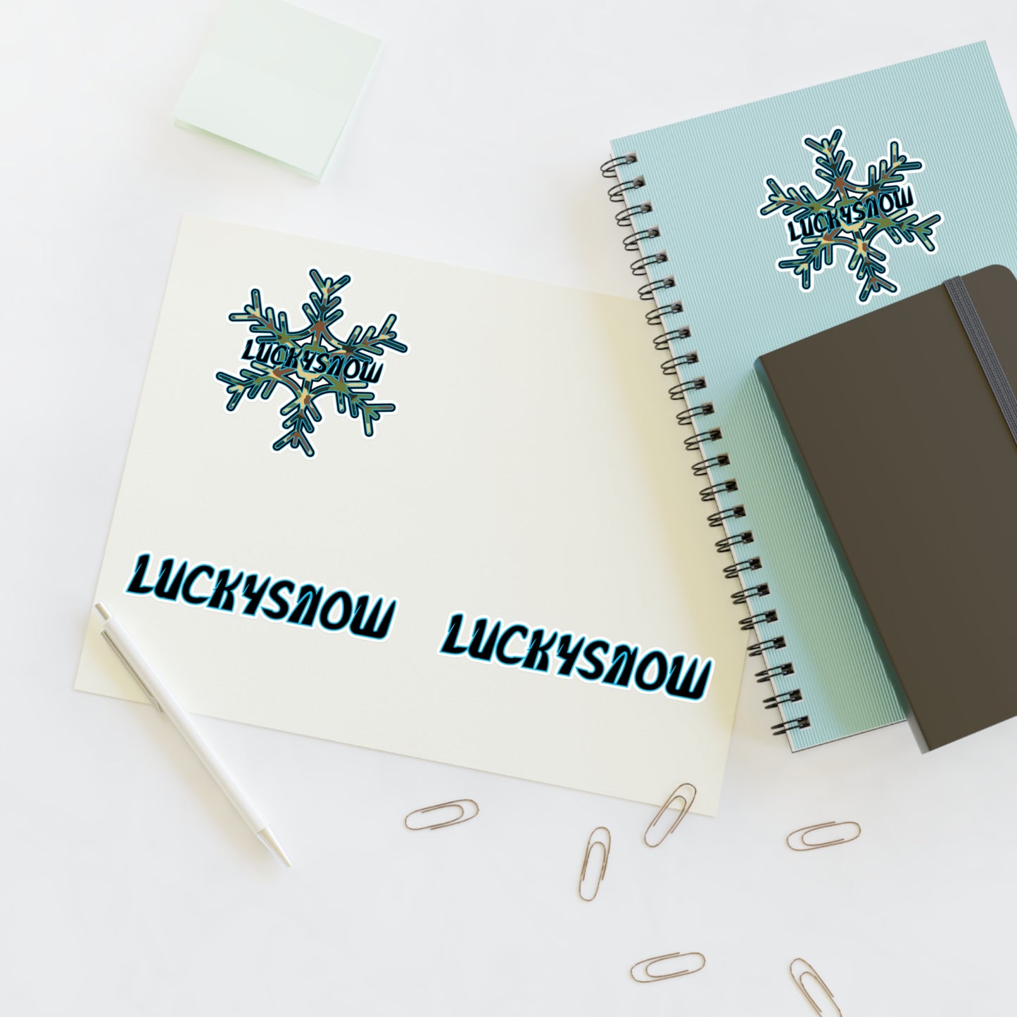 LuckySnow Sticker Sheets