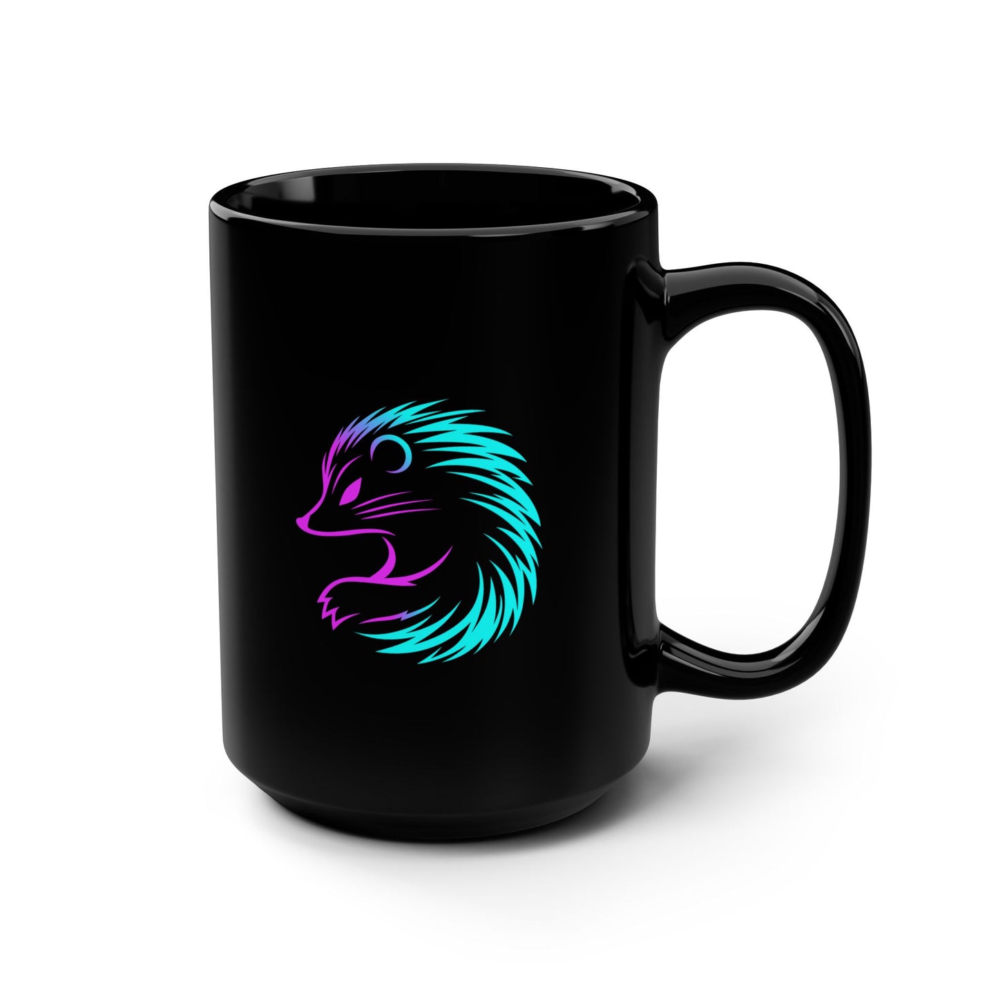 Kraven Quills Black Mug, 15oz