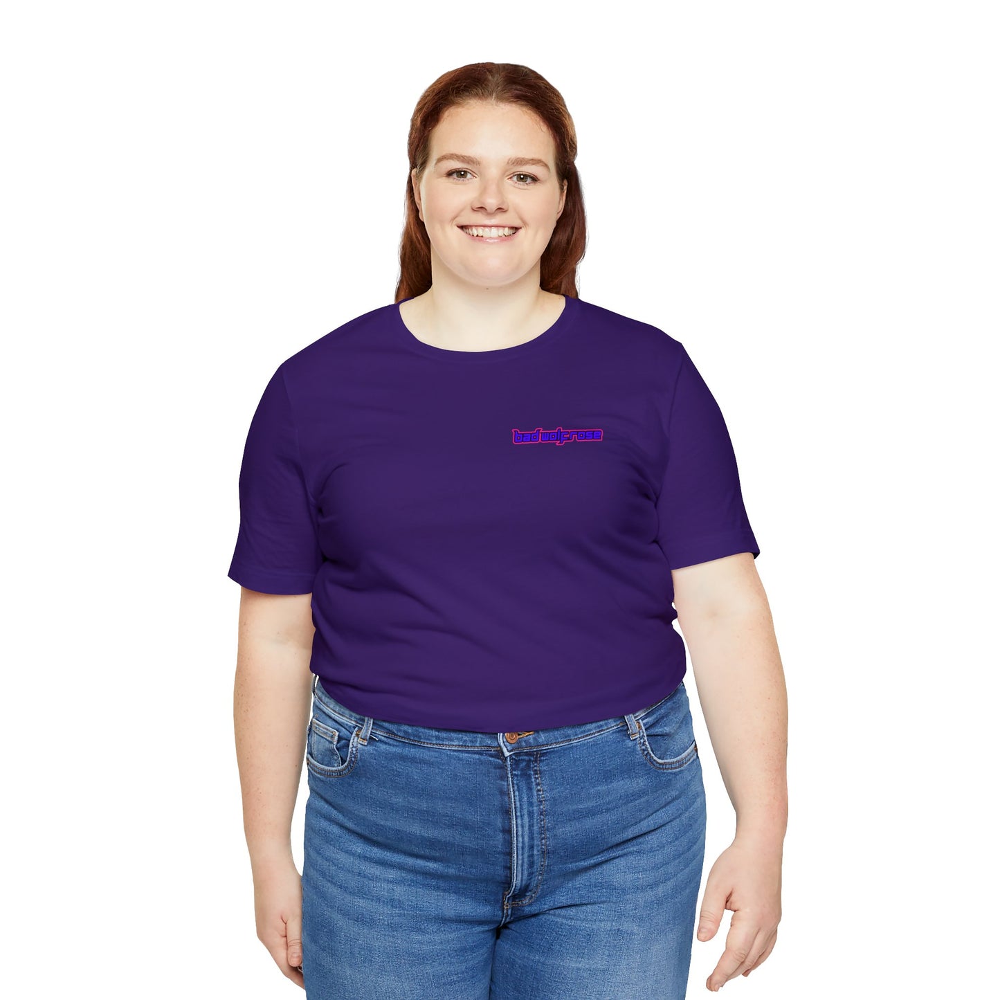 BadWolfRose Back Print Unisex T-shirt