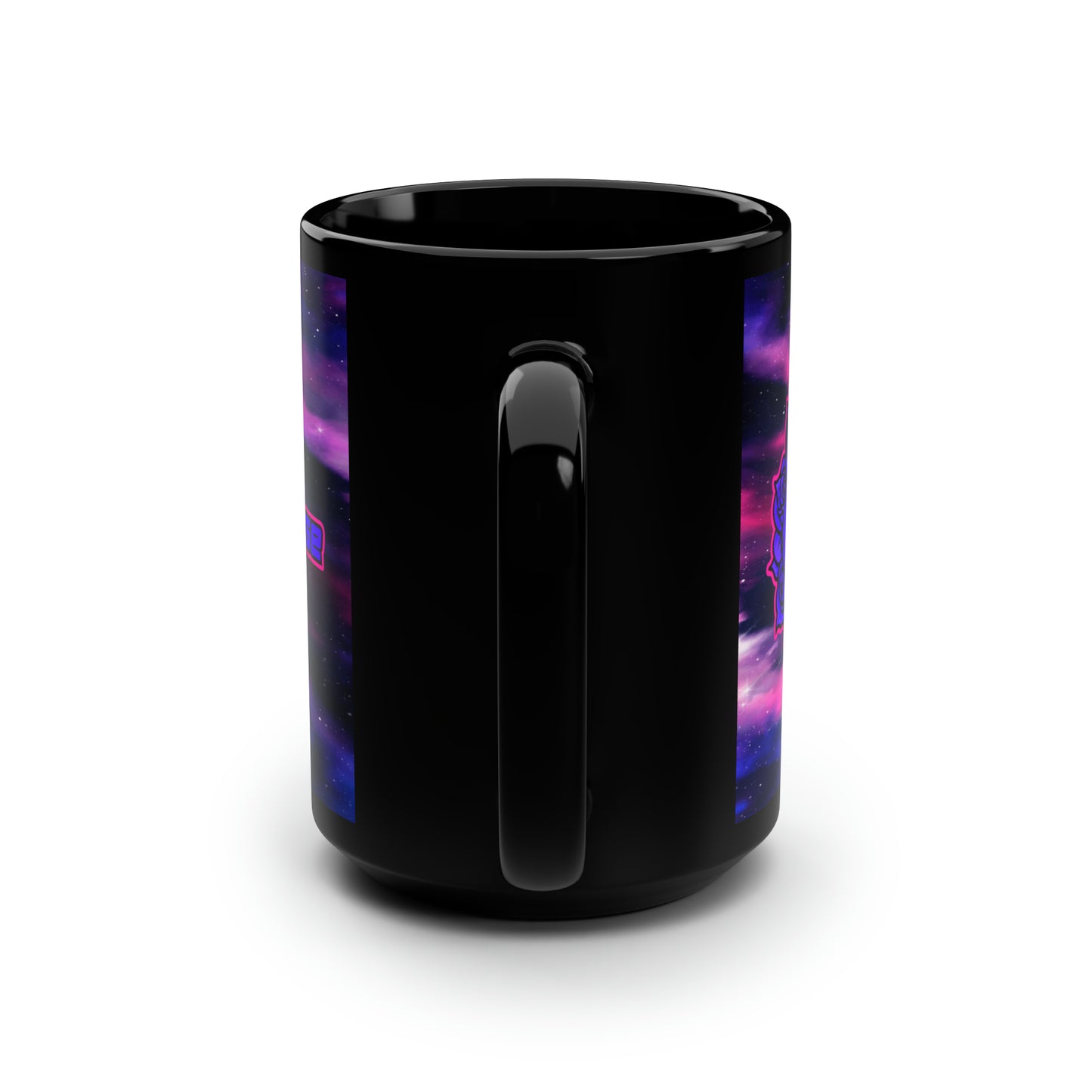 BadWolfRose Space Black Mug, 15oz