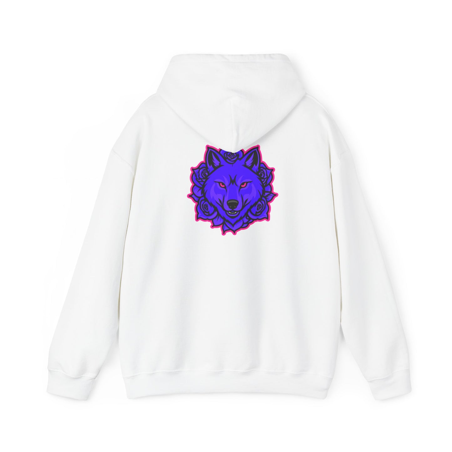 BadWolfRose Back Print Unisex Hoodie