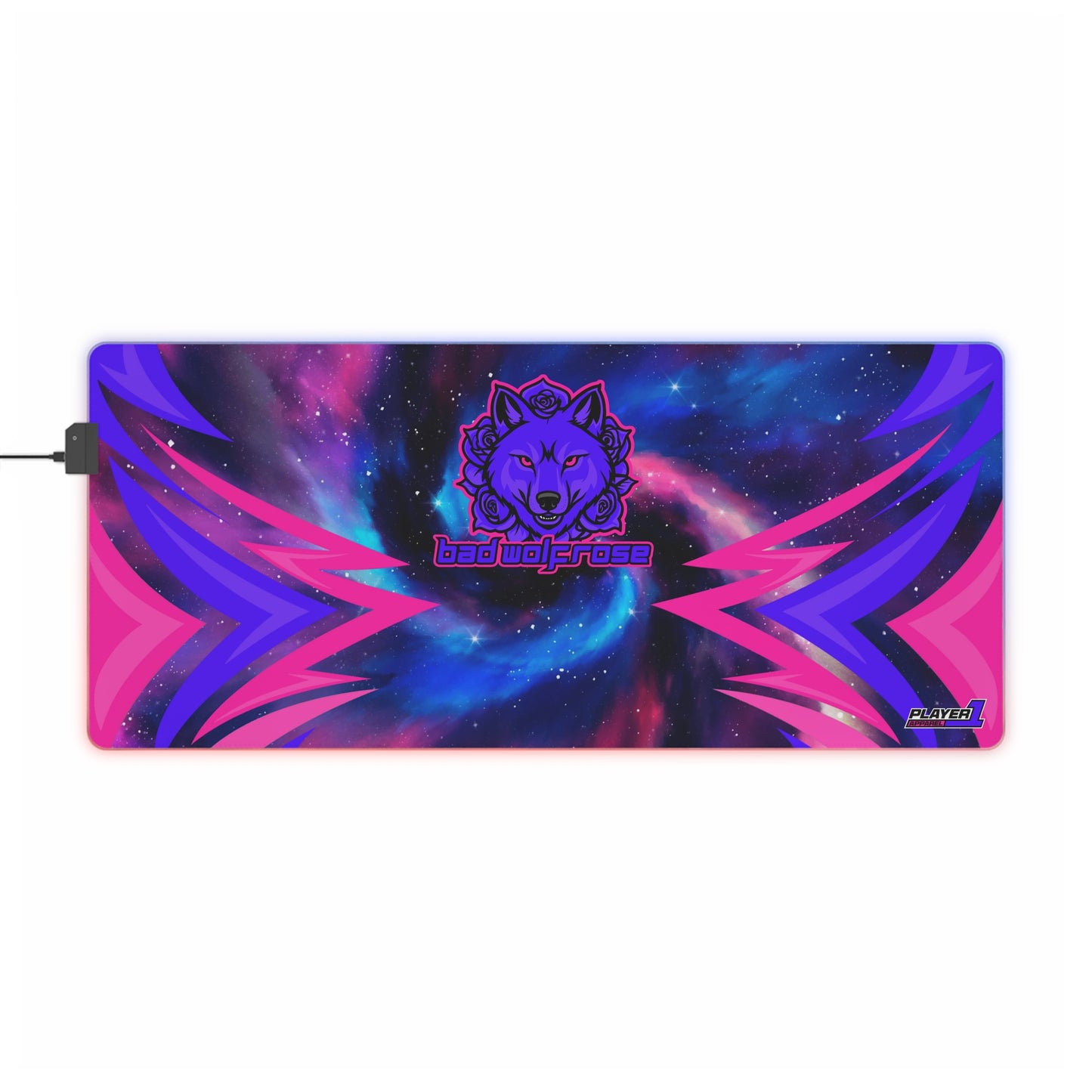 BadWolfRose LED Gaming Mouse Pad