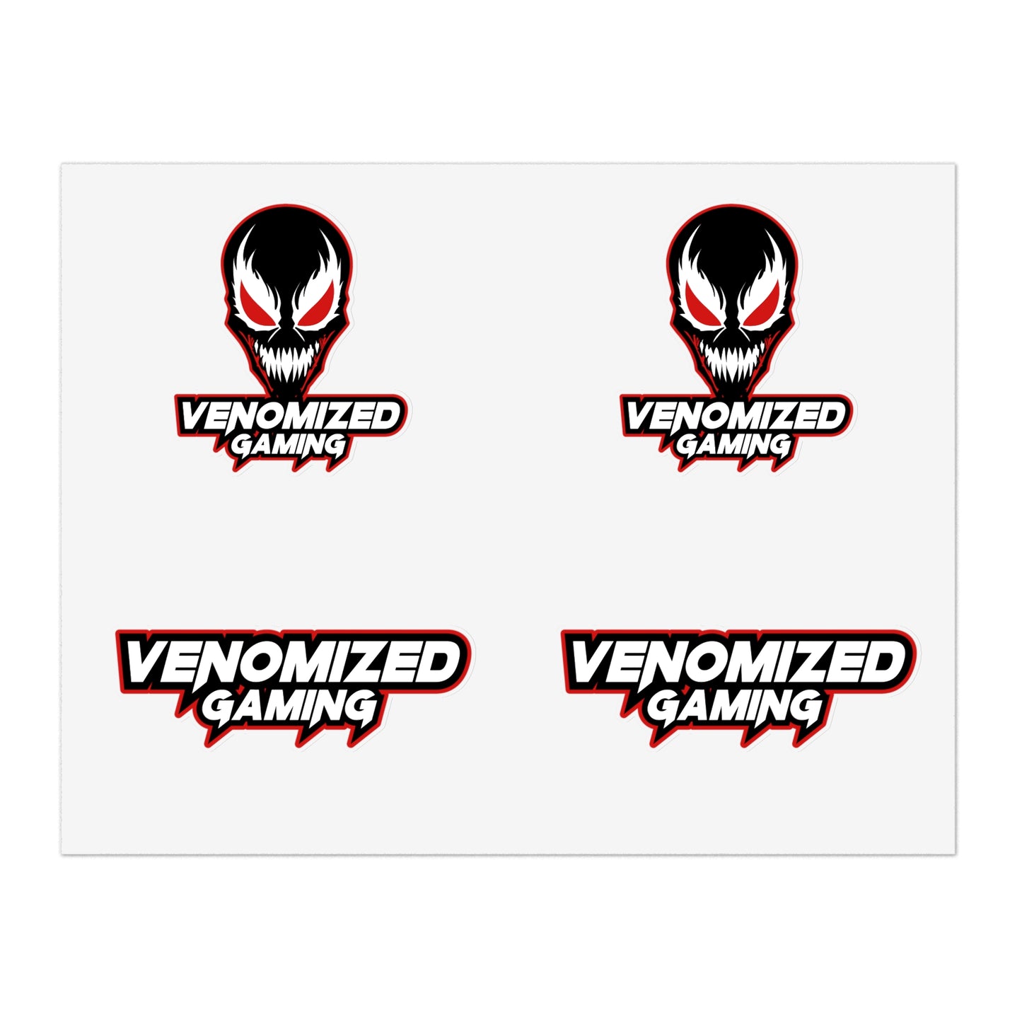 Venomized Gaming Sticker Sheets