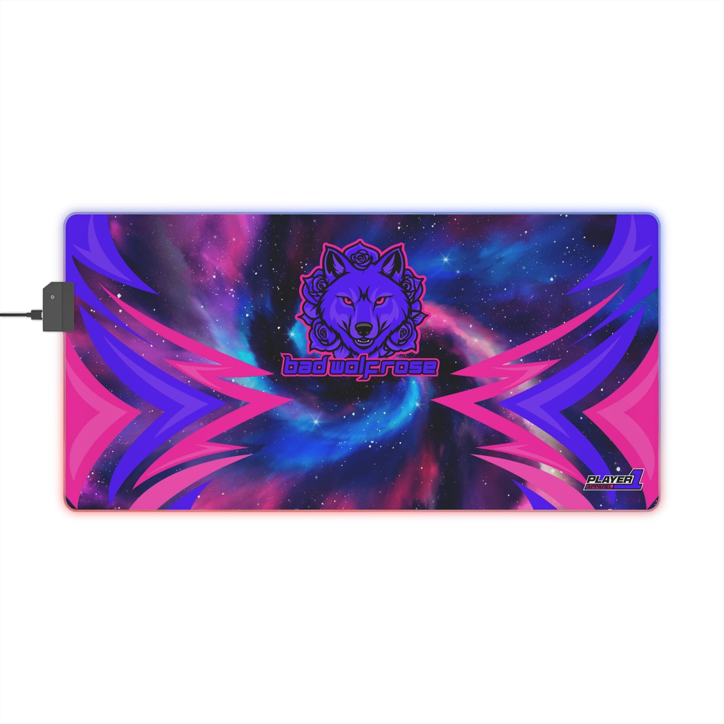 BadWolfRose LED Gaming Mouse Pad