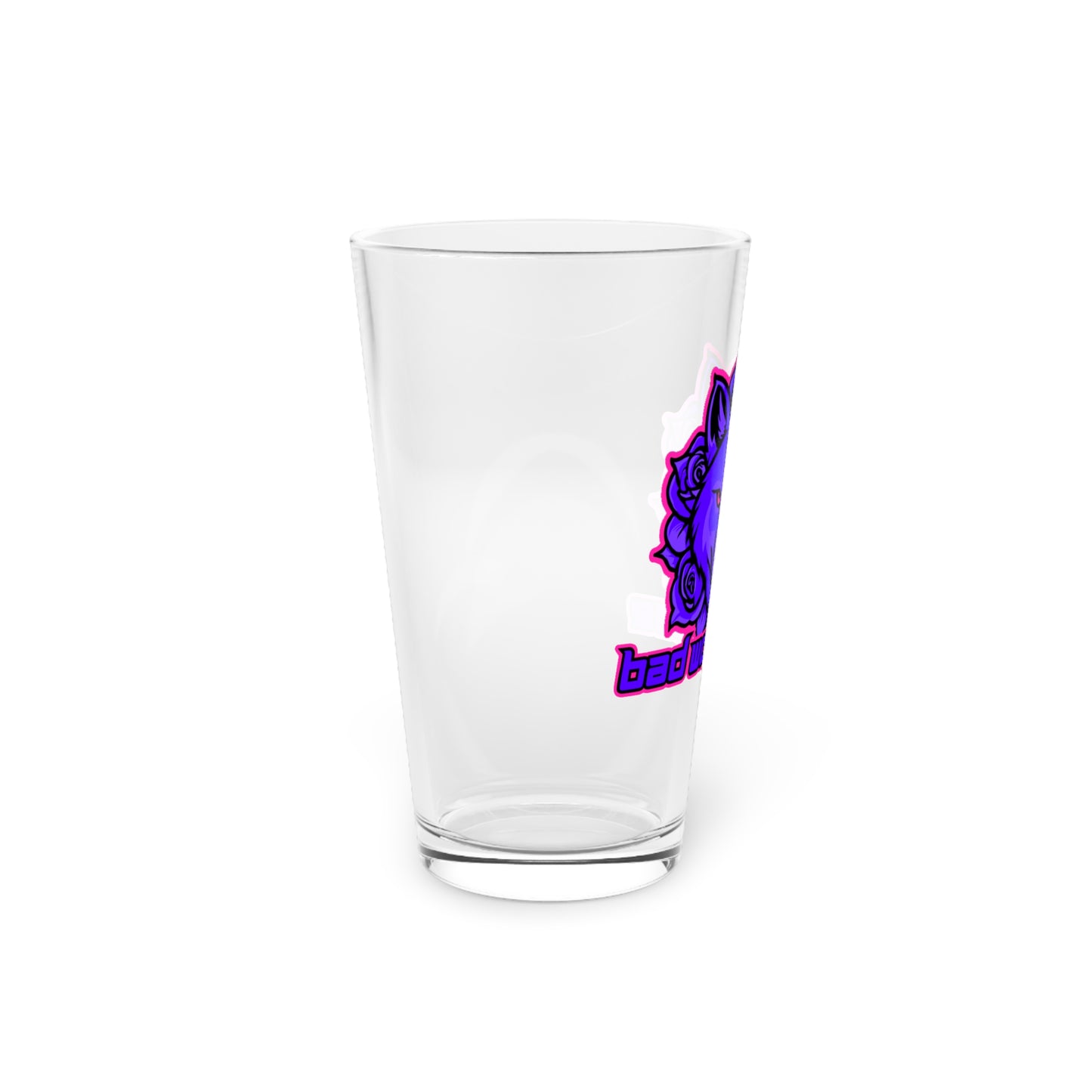 BadWolfRose Classic Pint Glass, 16oz