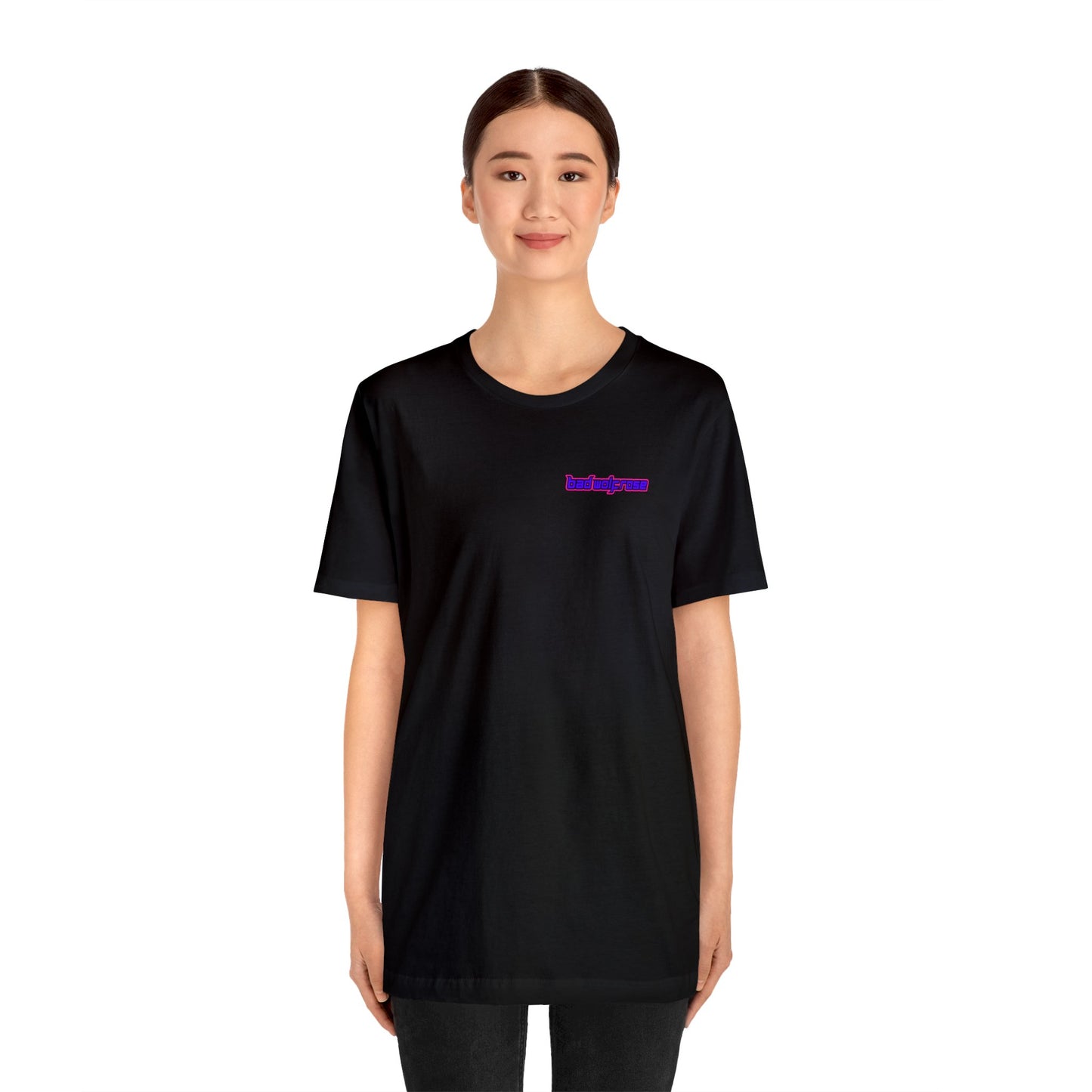 BadWolfRose Back Print Unisex T-shirt