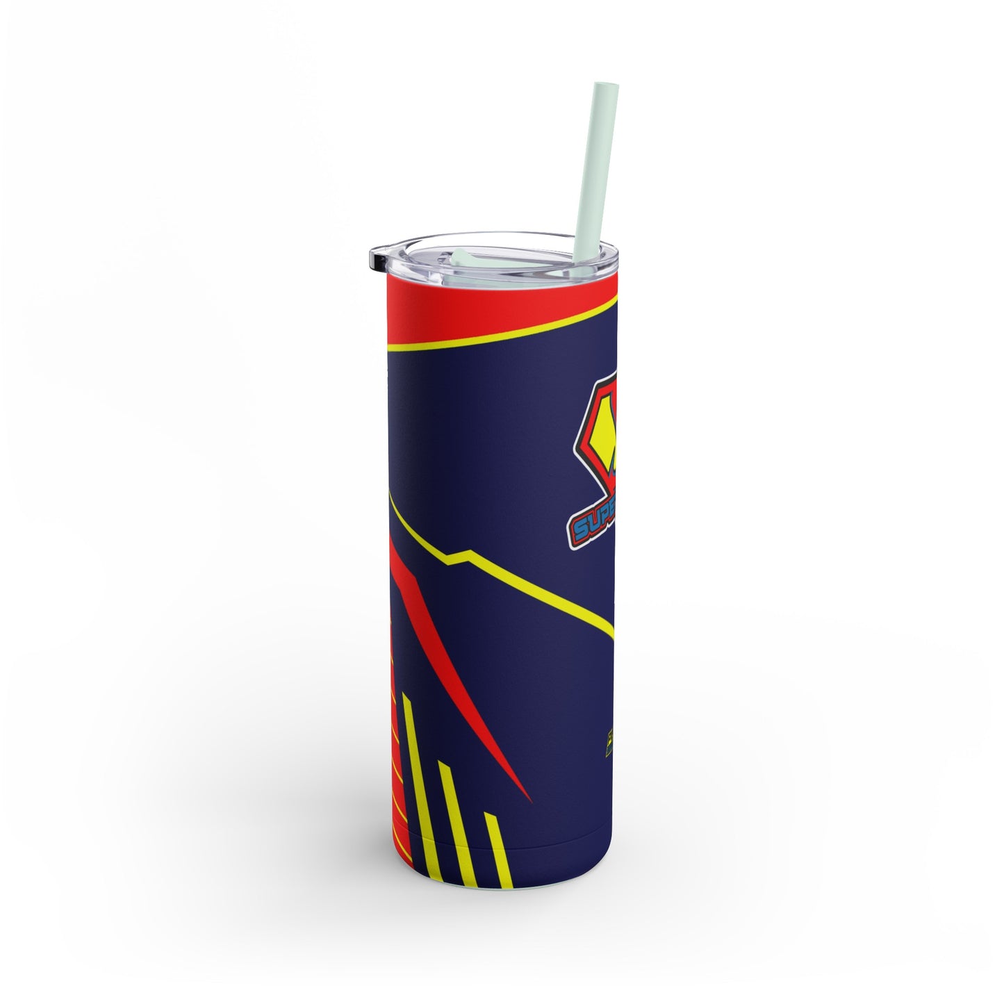 Superman85 Skinny Matte Tumbler, 20oz