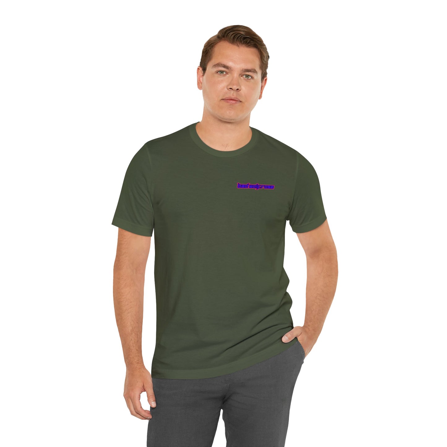 BadWolfRose Back Print Unisex T-shirt
