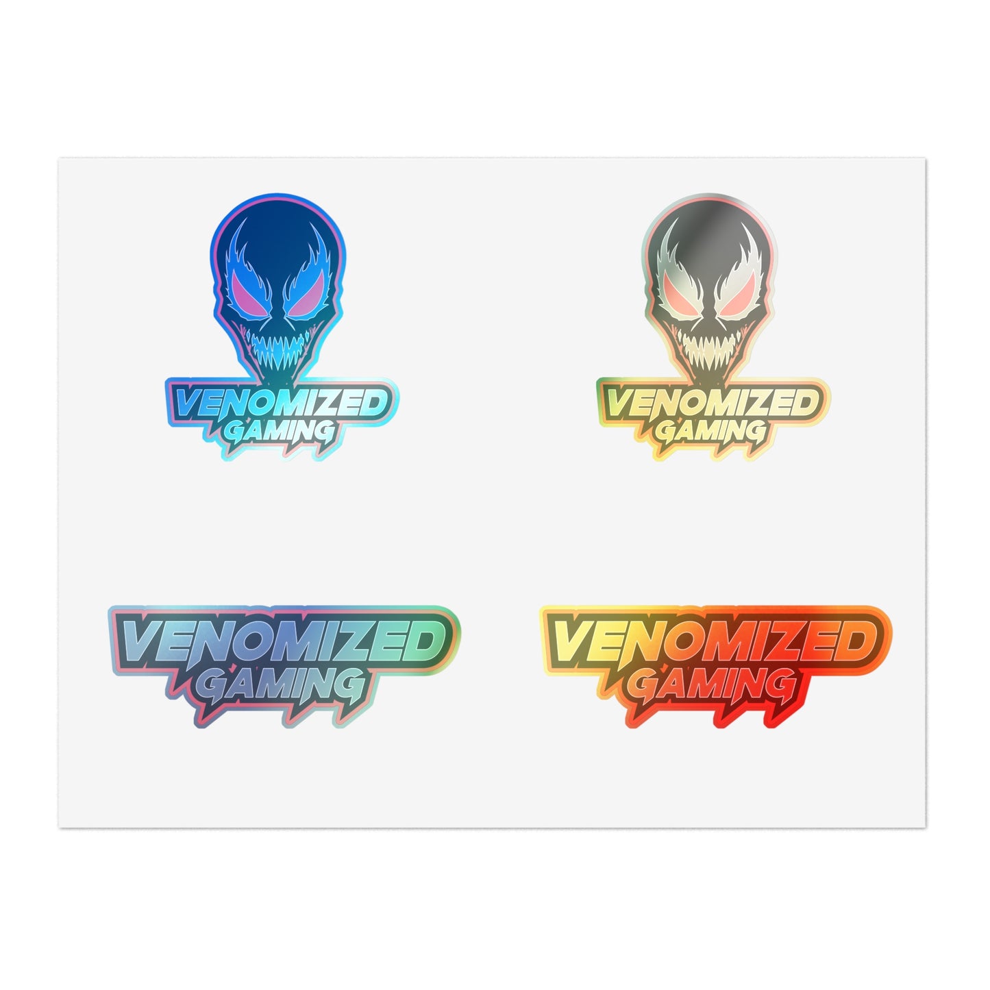 Venomized Gaming Sticker Sheets