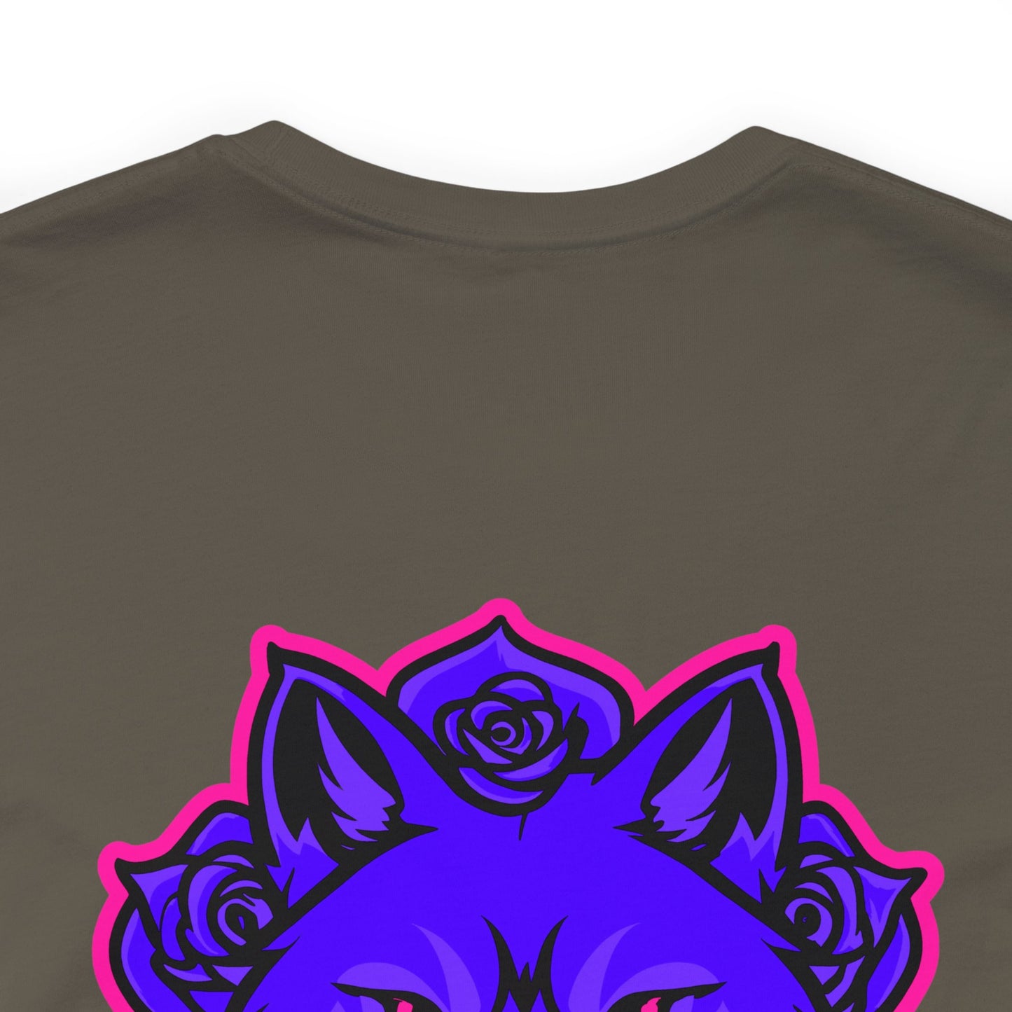 BadWolfRose Back Print Unisex T-shirt