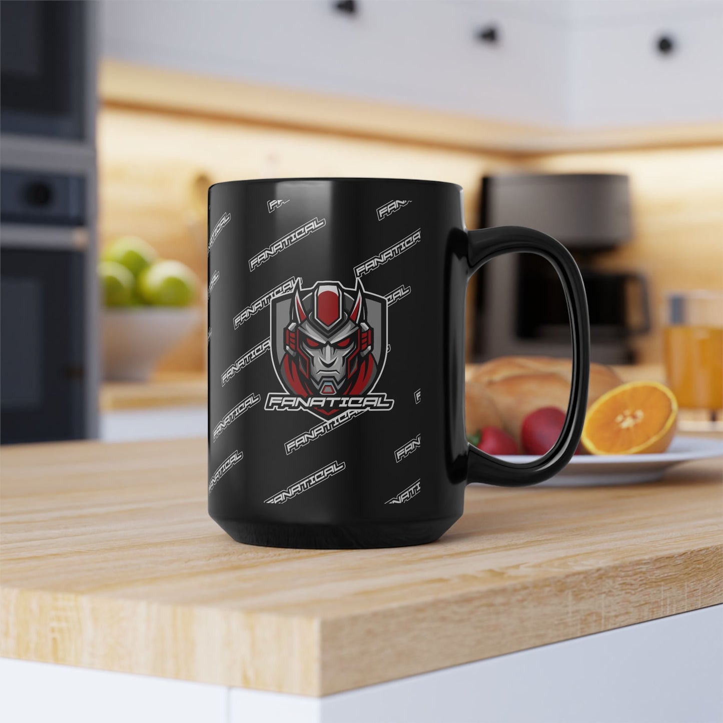 Fanatical Esports Black Mug, 15oz