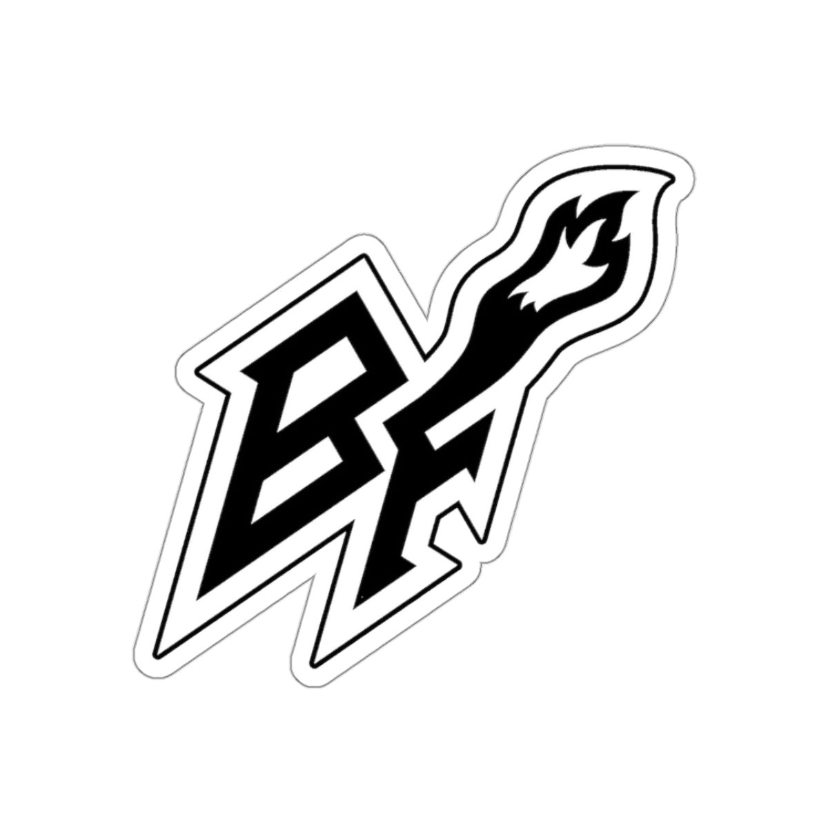 BlackFox White & Black Stickers