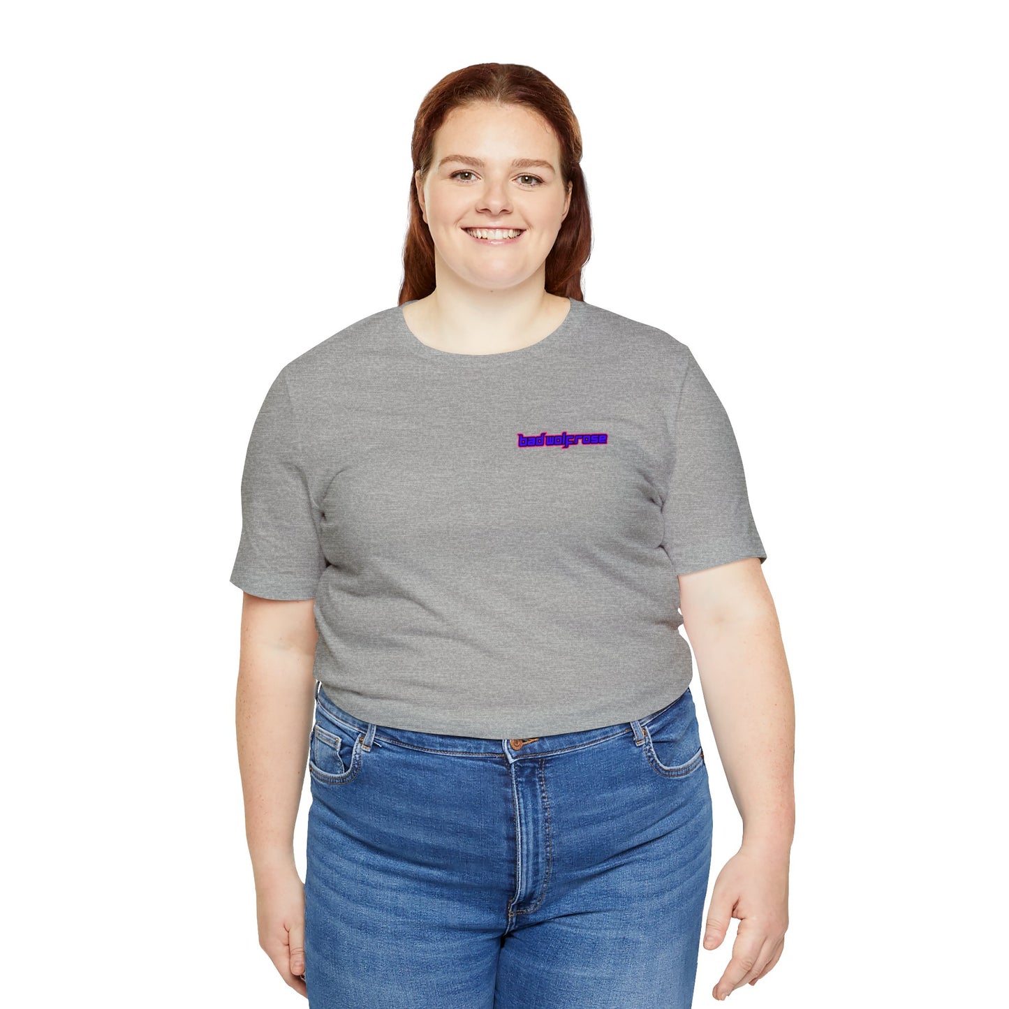BadWolfRose Back Print Unisex T-shirt