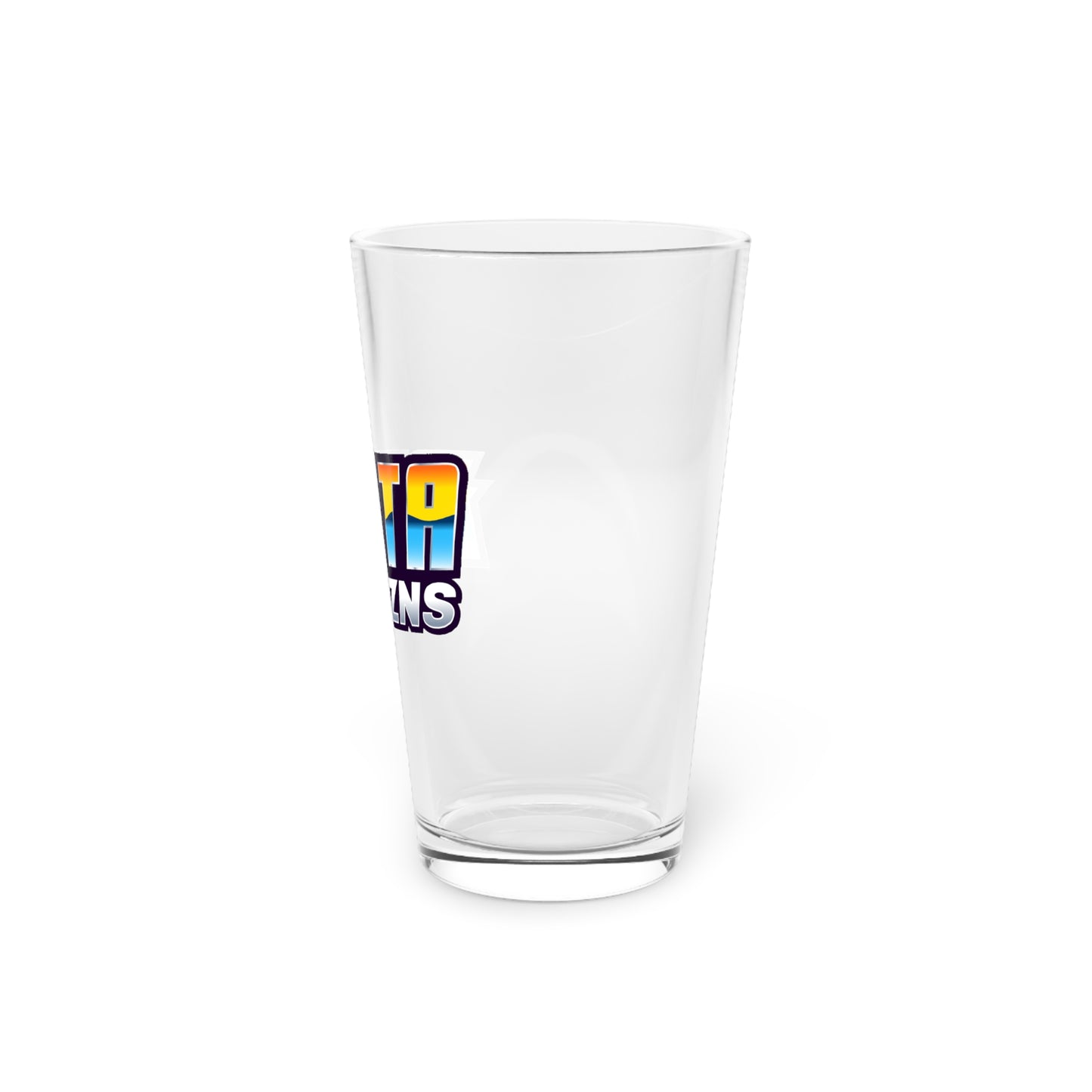 Delta FZNS Text Pint Glass, 16oz