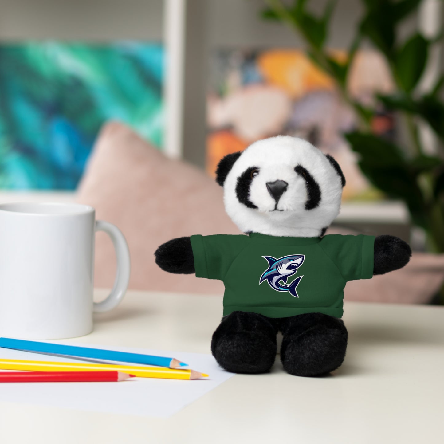 Casual Shark Classic Stuffed Animals with Tee