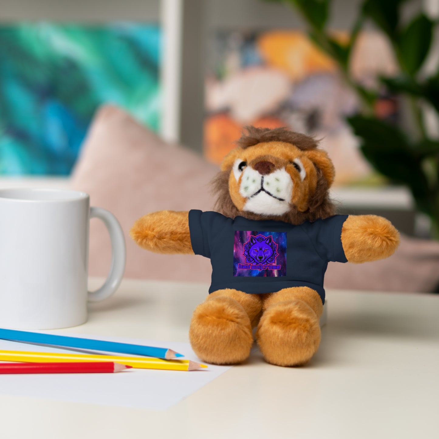 BadWolfRose Space Stuffed Animals with Tee