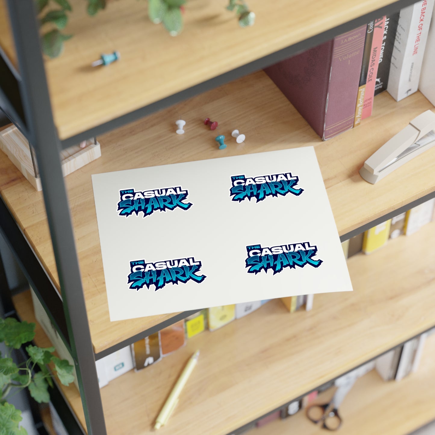Casual Shark Sticker Sheets