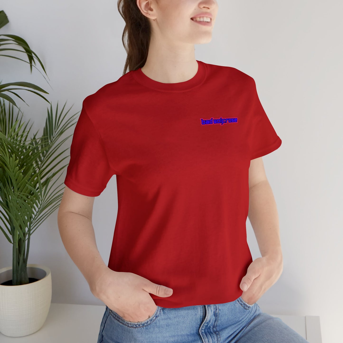 BadWolfRose Back Print Unisex T-shirt