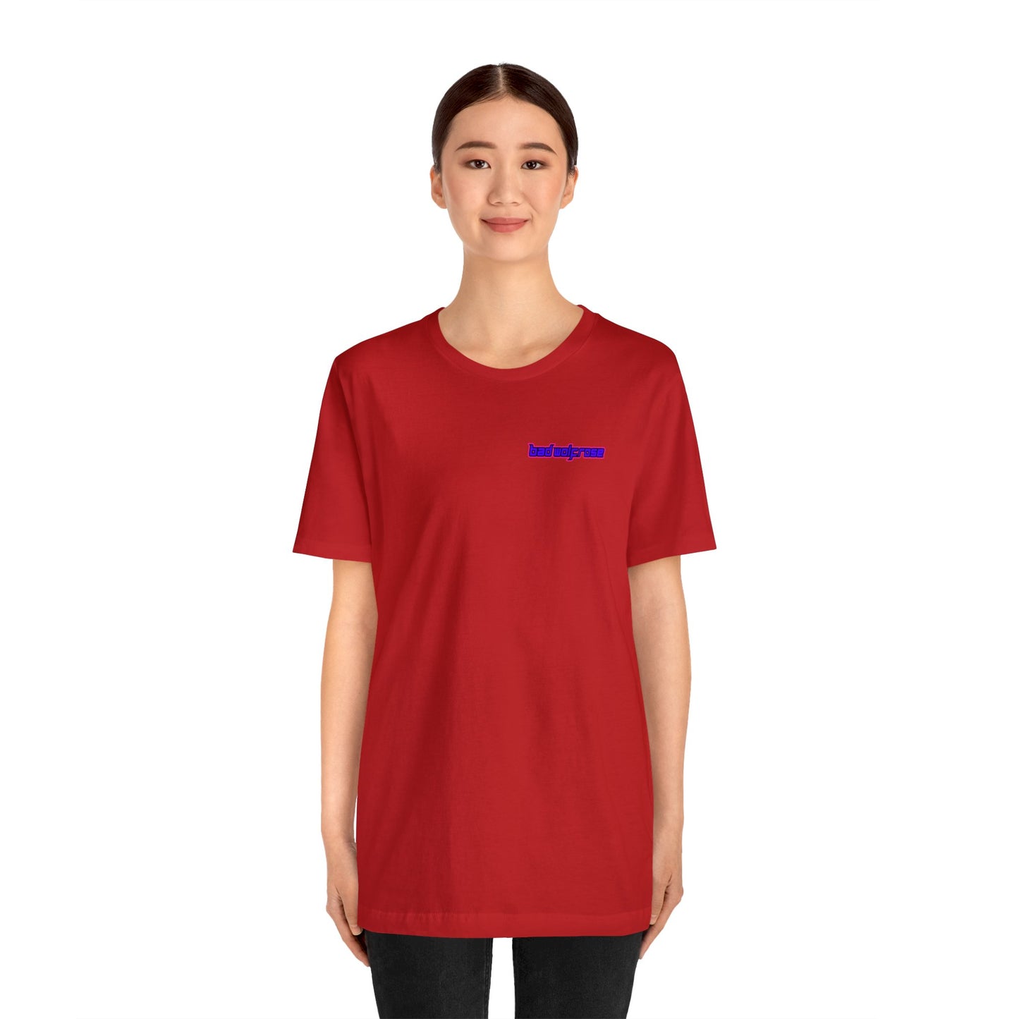BadWolfRose Back Print Unisex T-shirt
