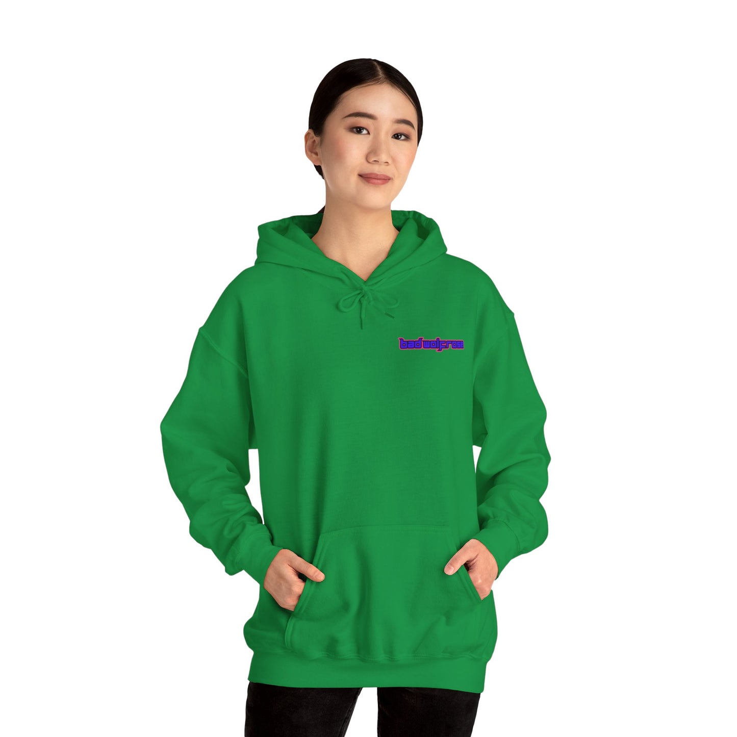 BadWolfRose Back Print Unisex Hoodie