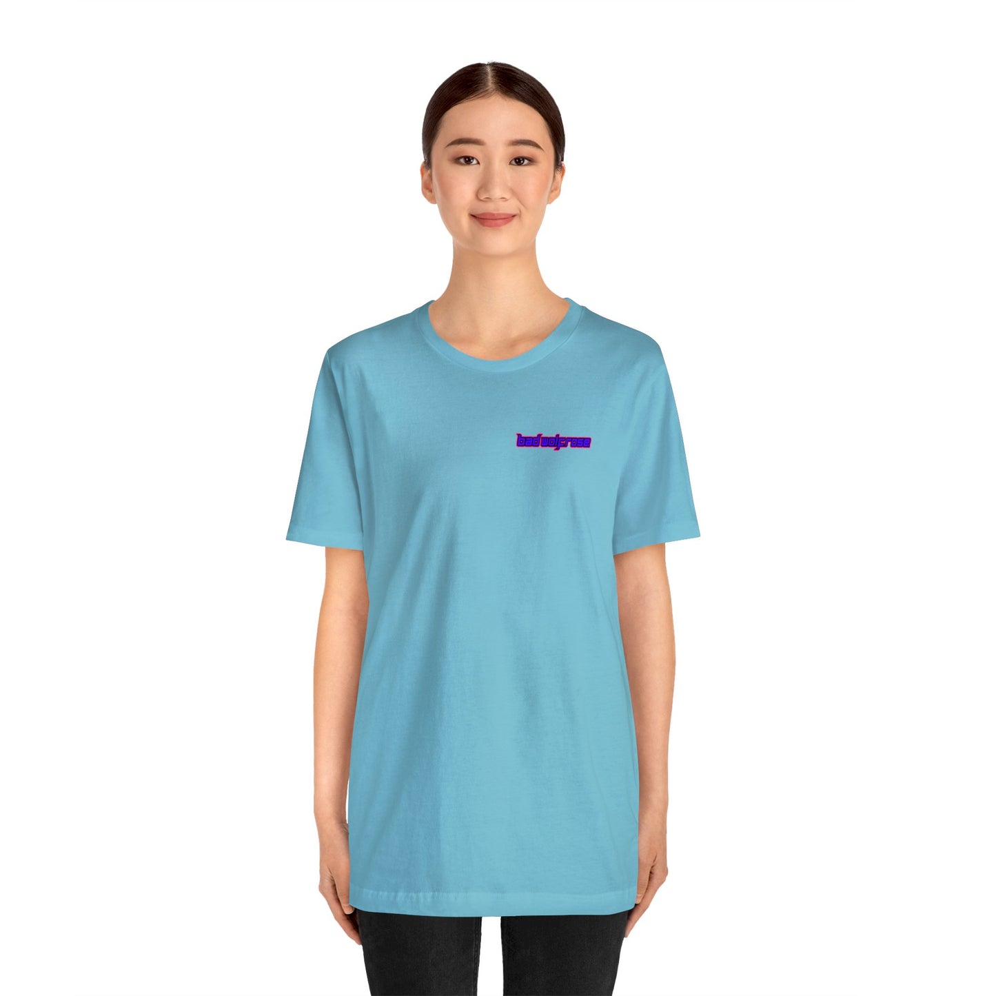 BadWolfRose Back Print Unisex T-shirt