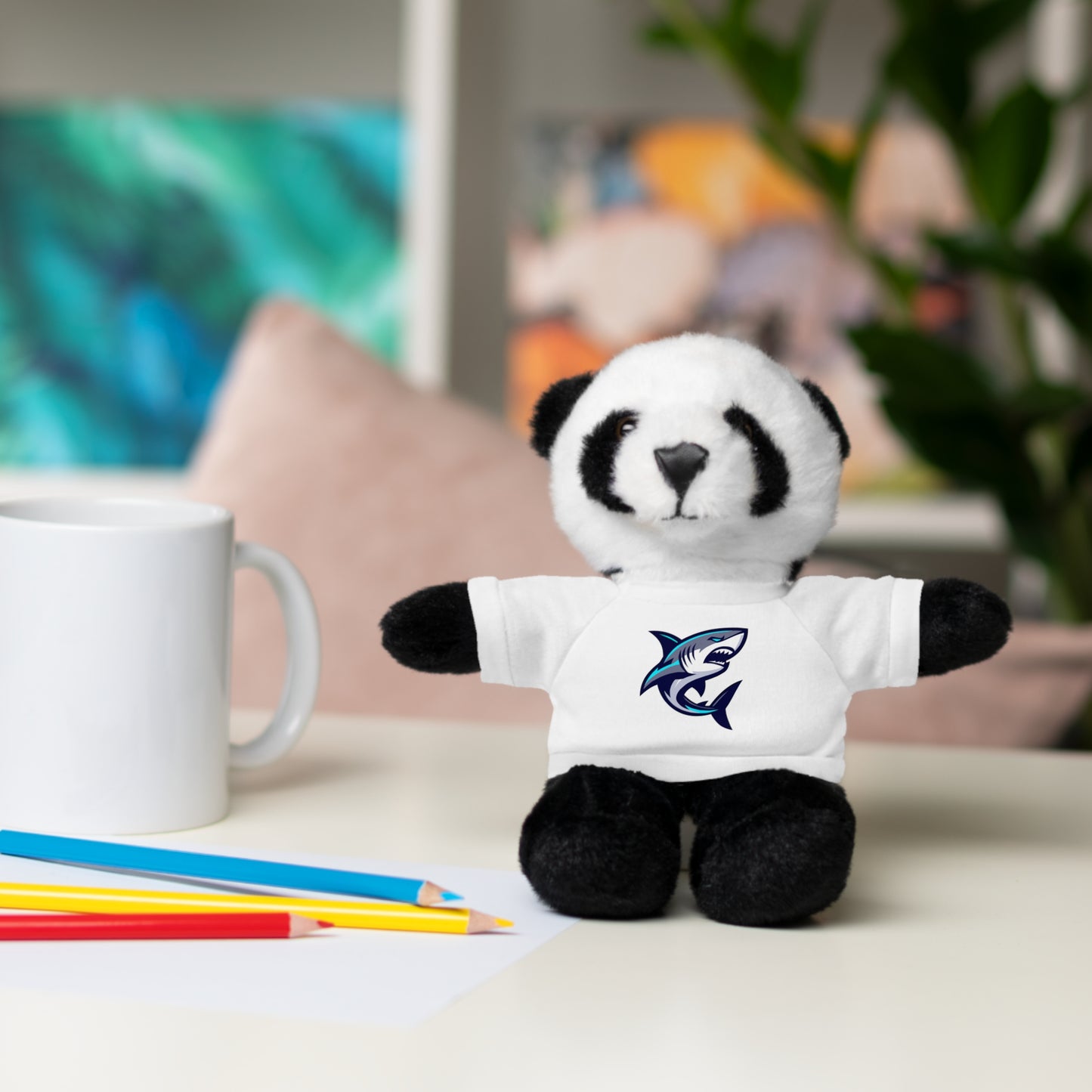 Casual Shark Classic Stuffed Animals with Tee
