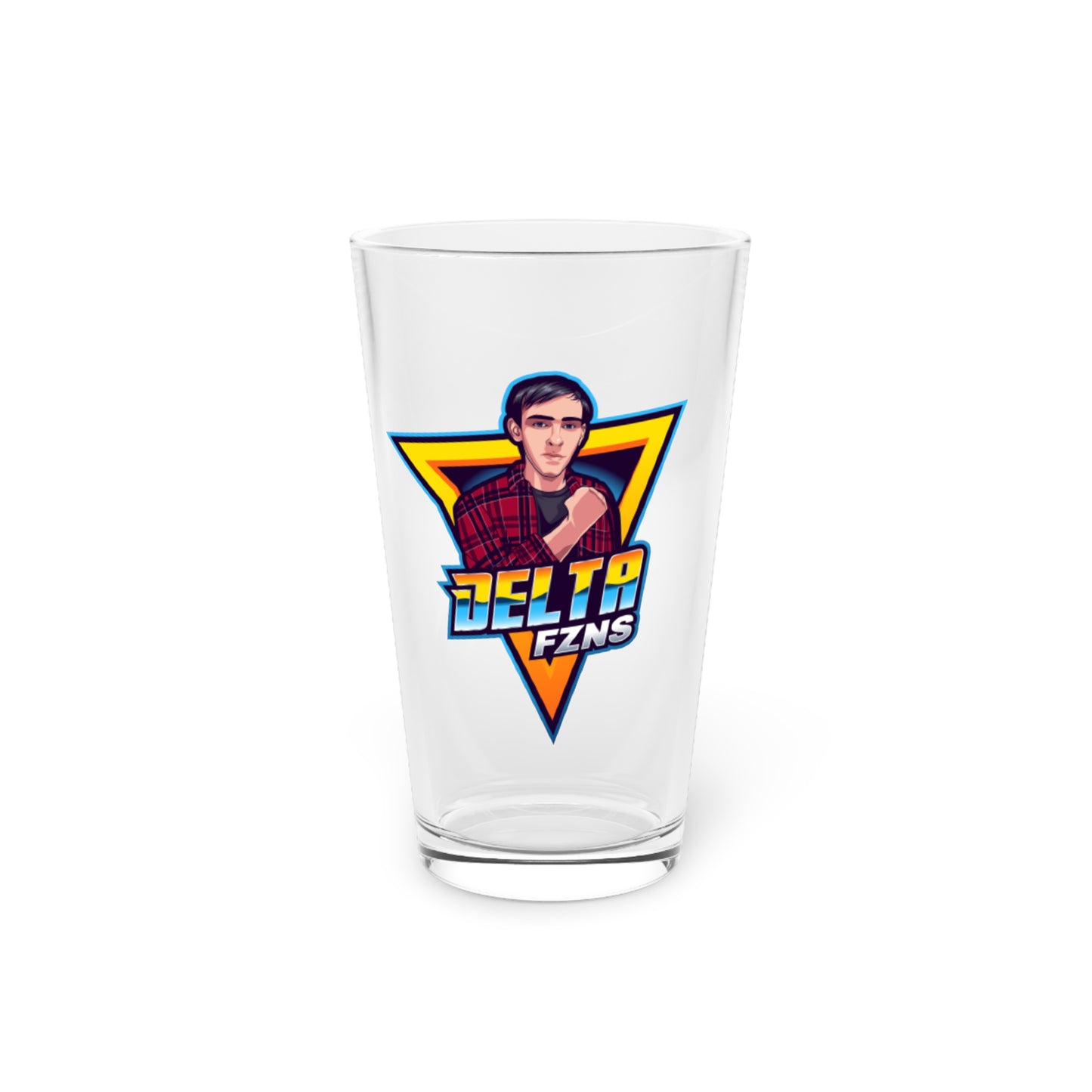 Delta FZNS Pint Glass, 16oz
