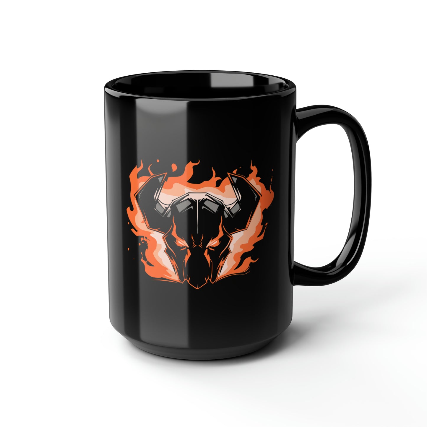 Mr. Florian Black Mug, 15oz