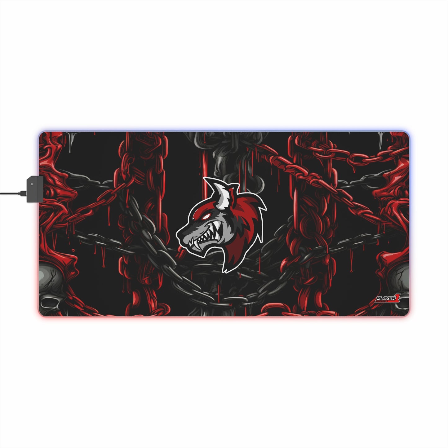 DevilWolf LED Gaming Mouse Pad
