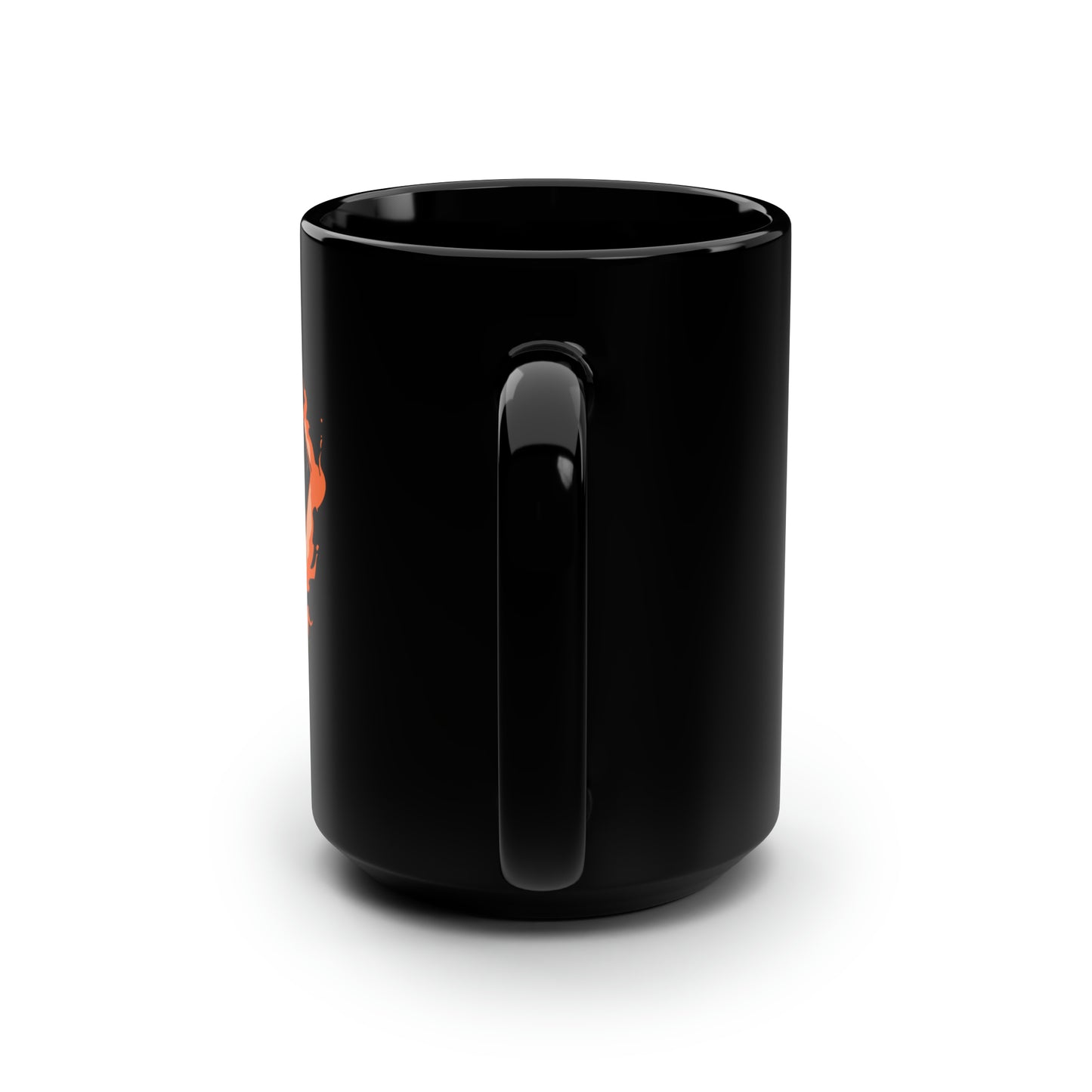 Mr. Florian Black Mug, 15oz