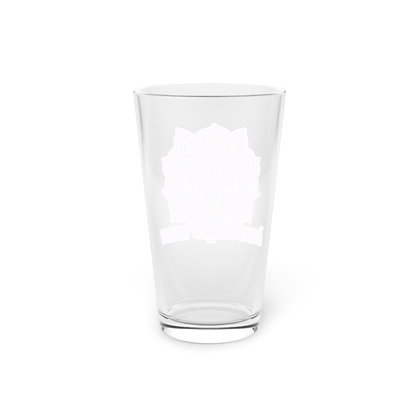 BadWolfRose Classic Pint Glass, 16oz