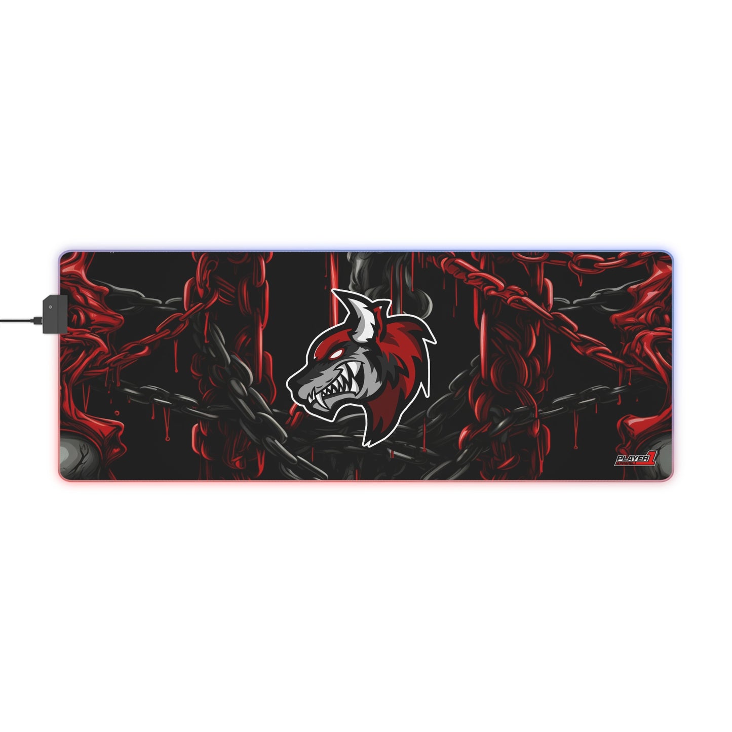 DevilWolf LED Gaming Mouse Pad