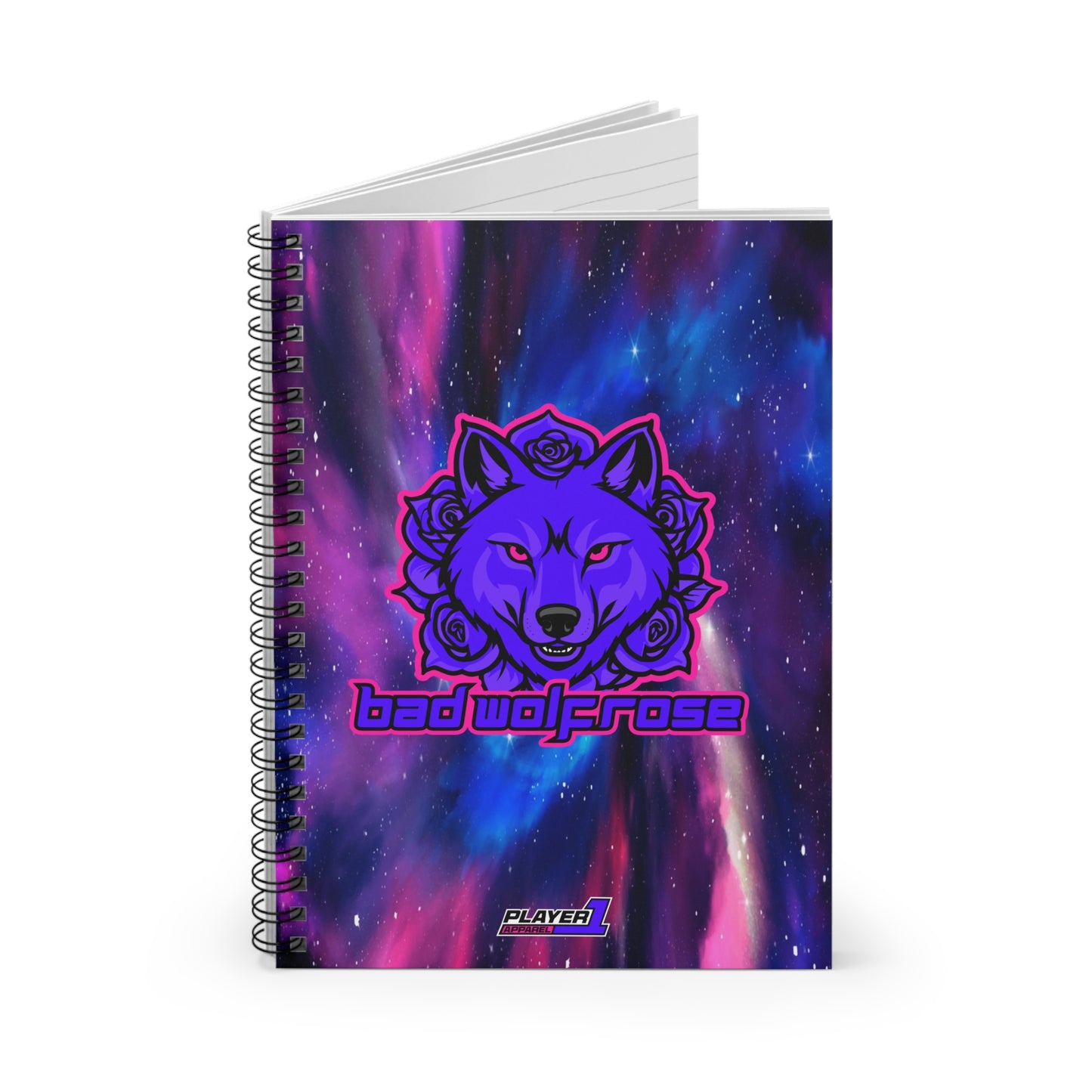 BadWolfRose Spiral Notebook - Ruled Line