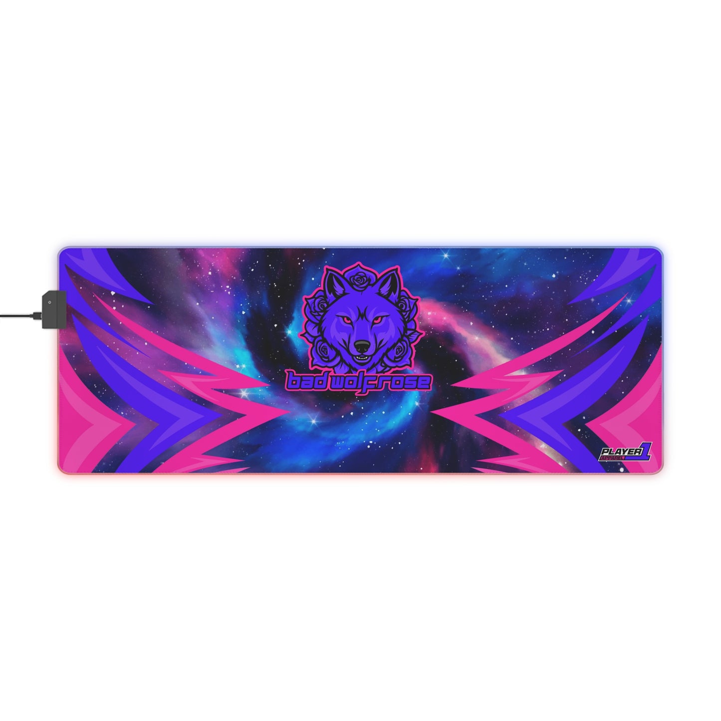 BadWolfRose LED Gaming Mouse Pad
