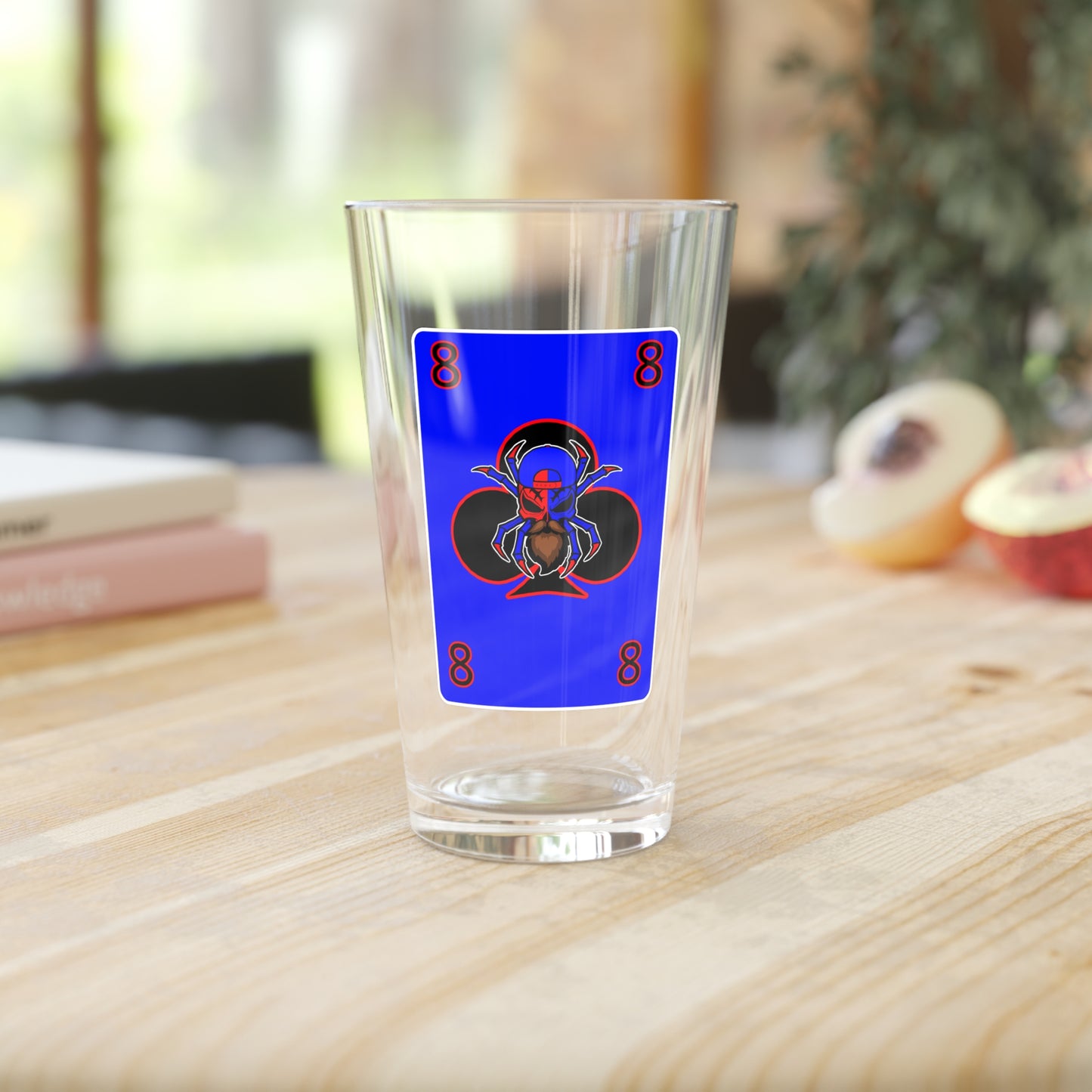 Spiderman8888 Club8888 Card Pint Glass, 16oz