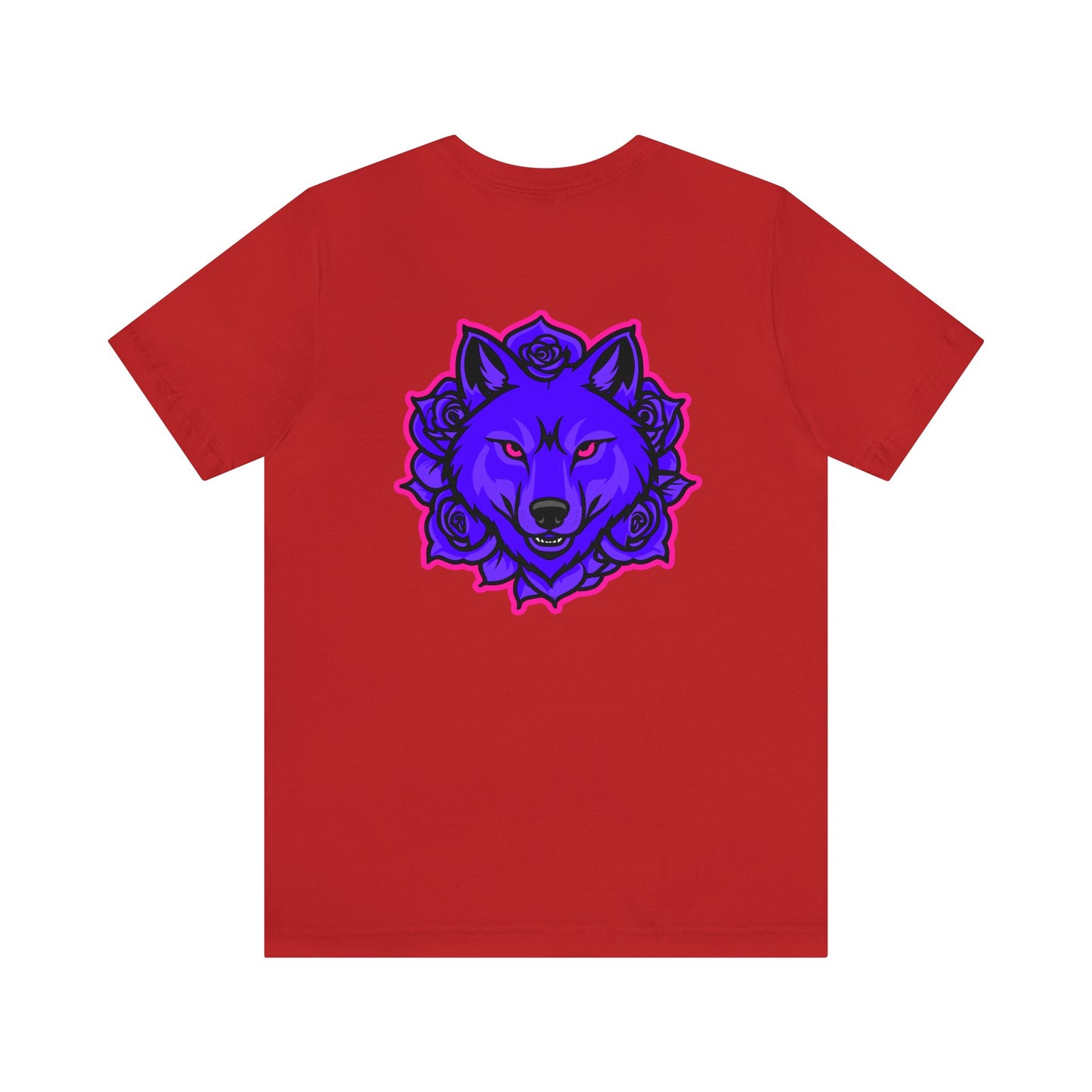 BadWolfRose Back Print Unisex T-shirt
