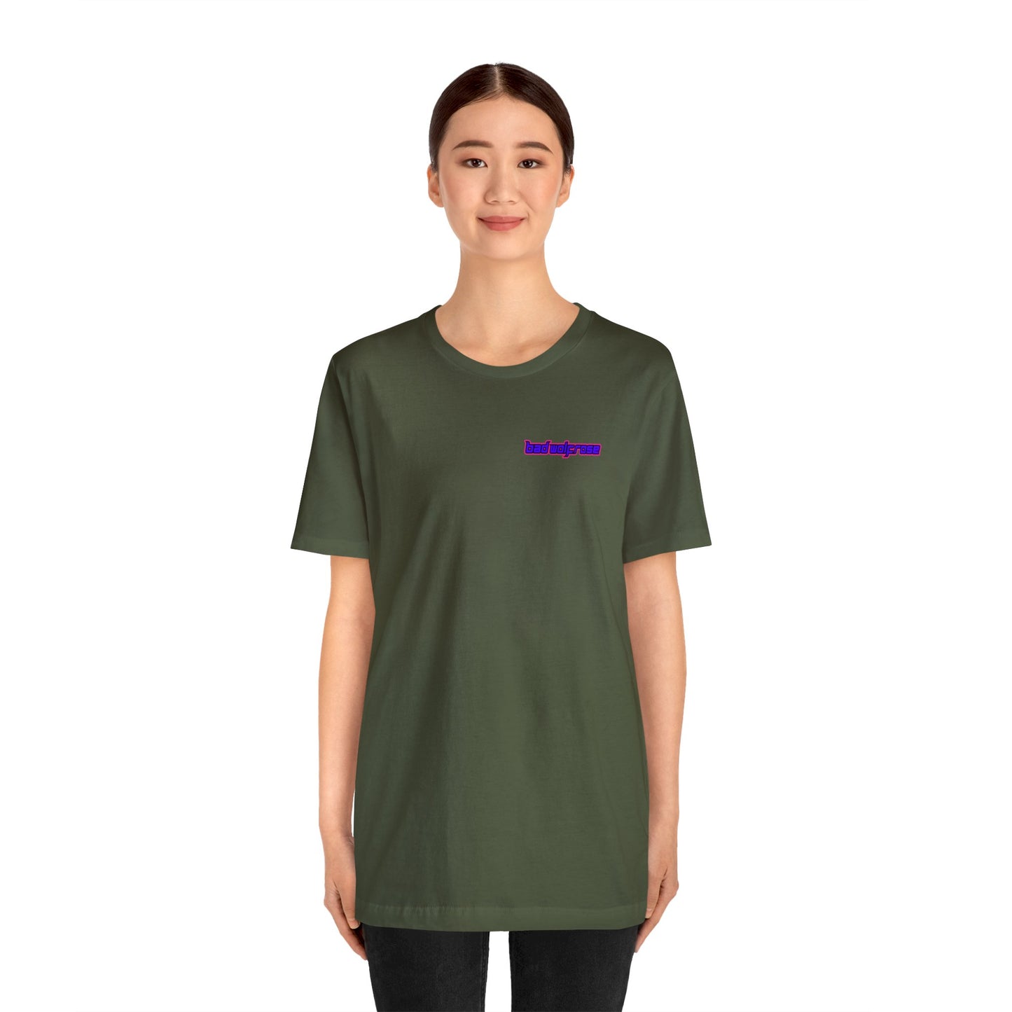 BadWolfRose Back Print Unisex T-shirt