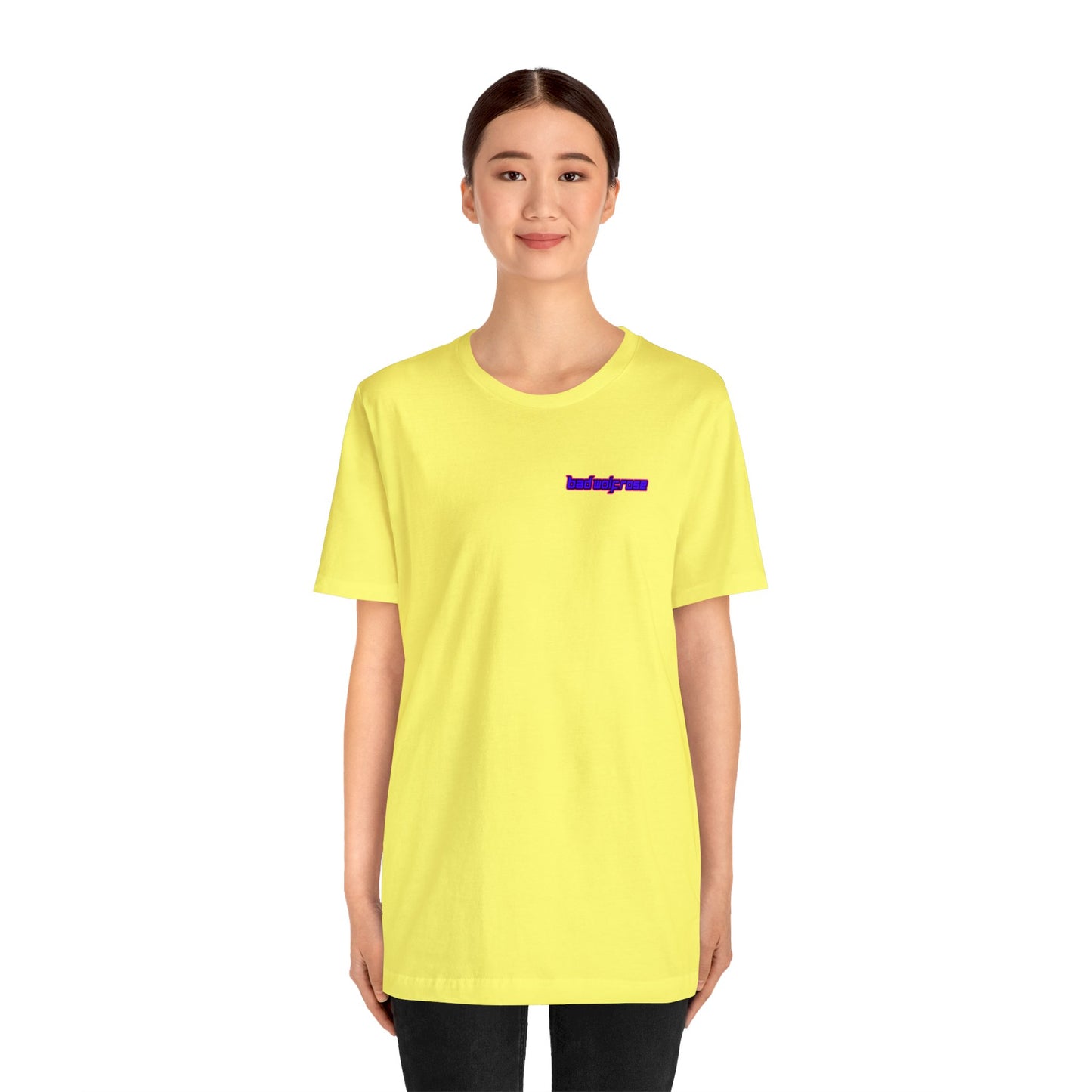 BadWolfRose Back Print Unisex T-shirt