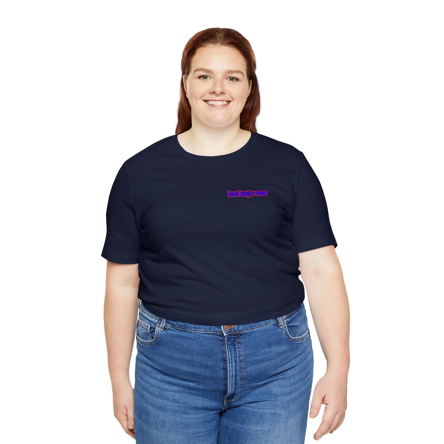 BadWolfRose Back Print Unisex T-shirt