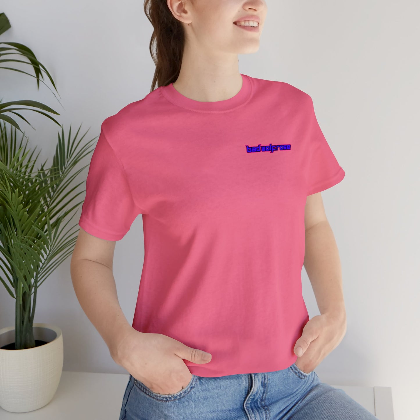 BadWolfRose Back Print Unisex T-shirt