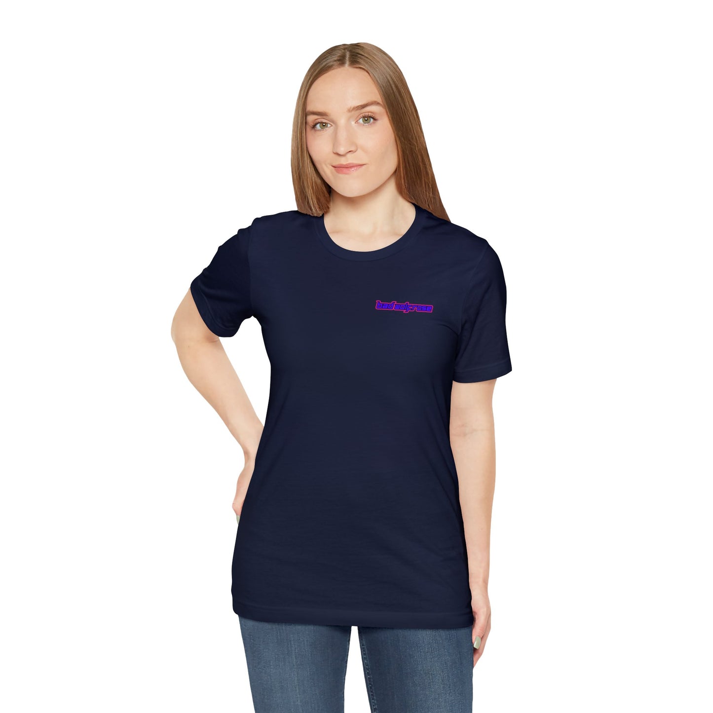 BadWolfRose Back Print Unisex T-shirt