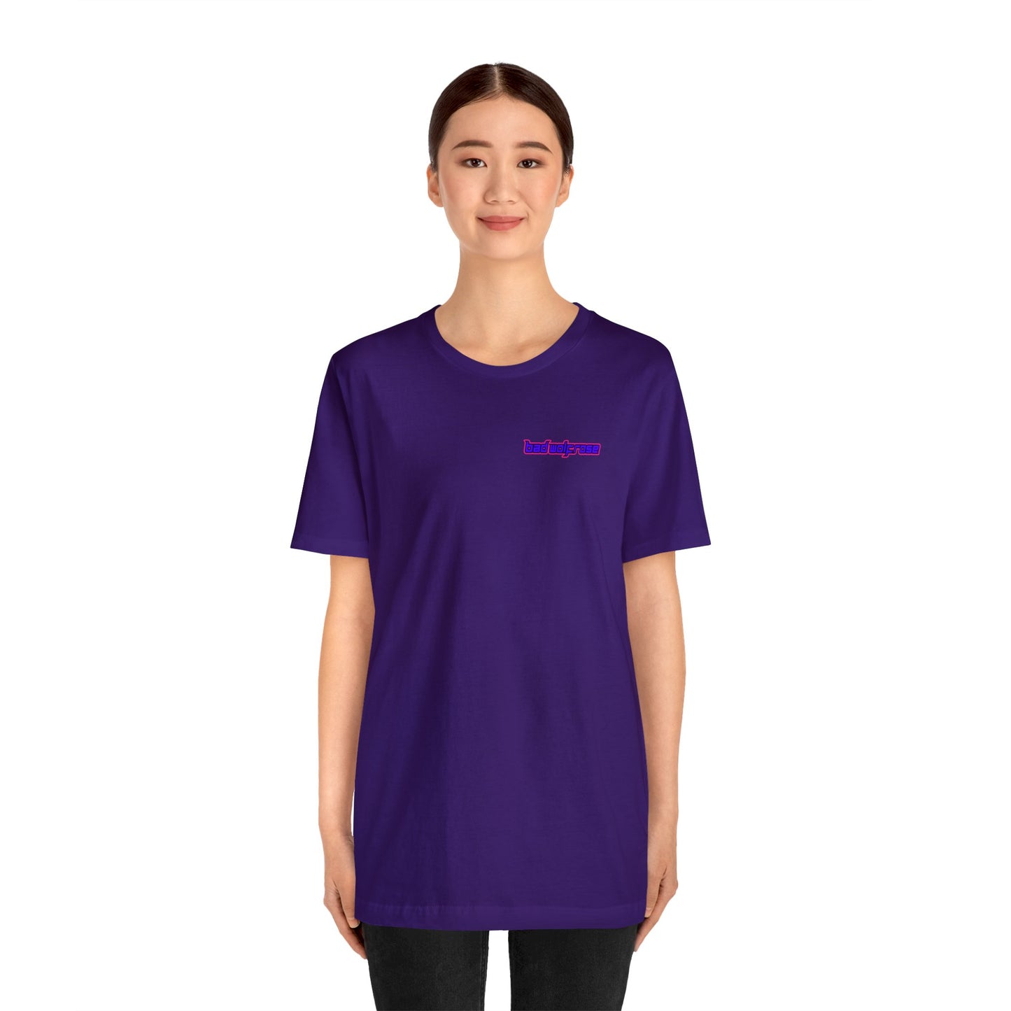 BadWolfRose Back Print Unisex T-shirt