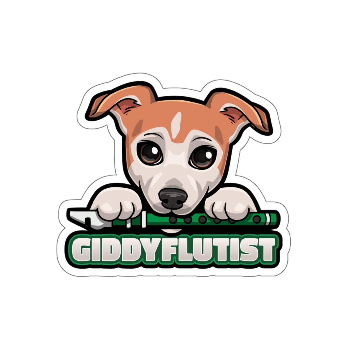 GiddyFlutist Stickers