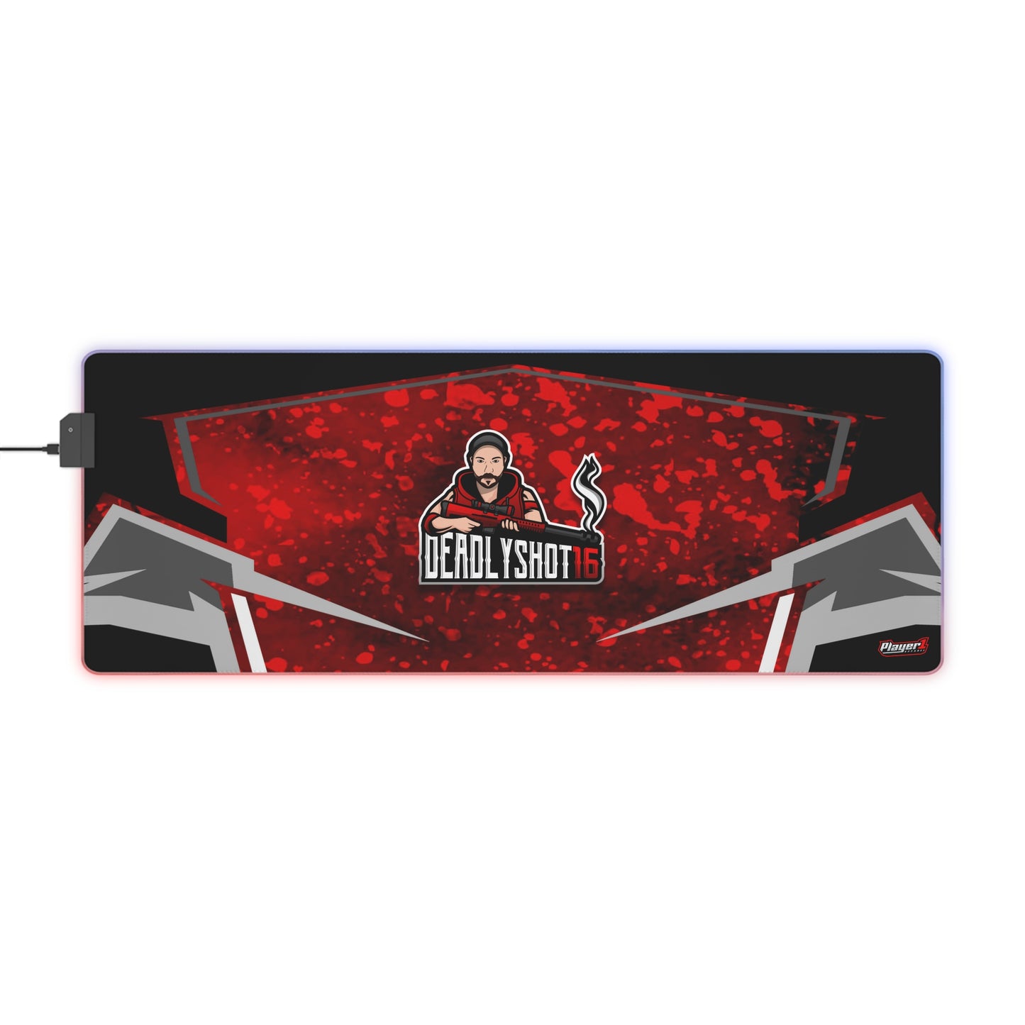 Deadlyshot16 LED Gaming Mouse Pad