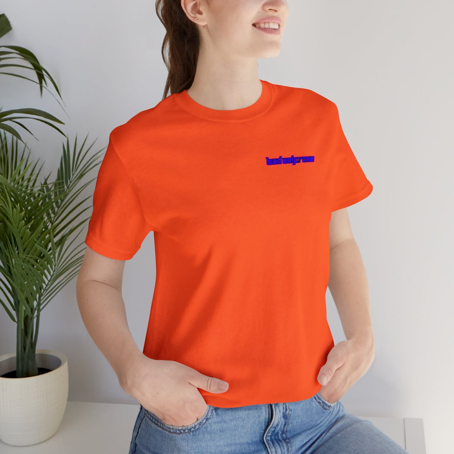 BadWolfRose Back Print Unisex T-shirt
