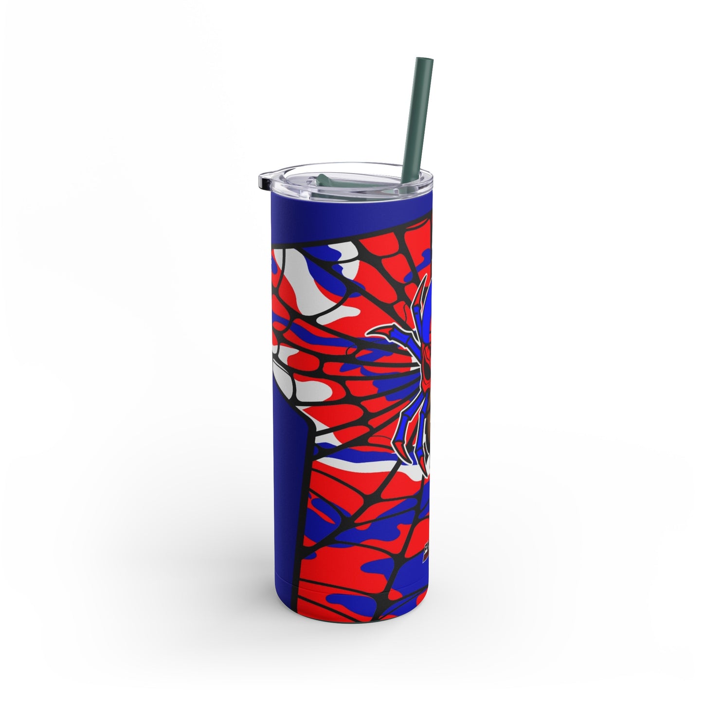 Spiderman8888 Skinny Matte Tumbler, 20oz