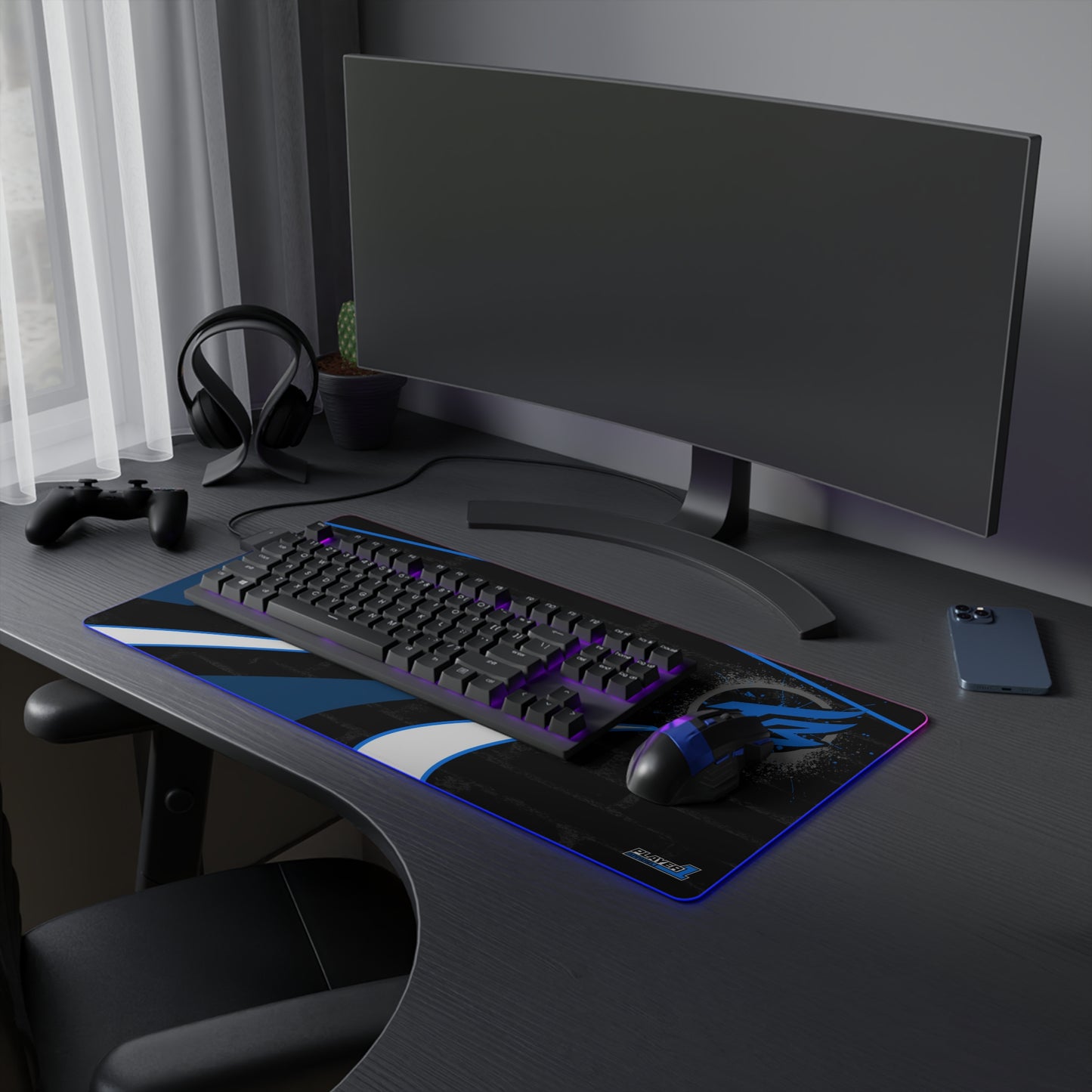Thermal Break LED Gaming Mouse Pad