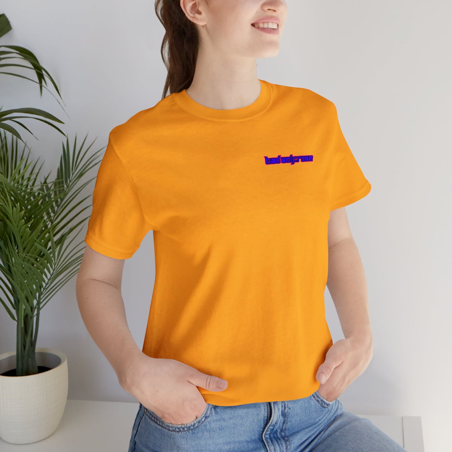 BadWolfRose Back Print Unisex T-shirt